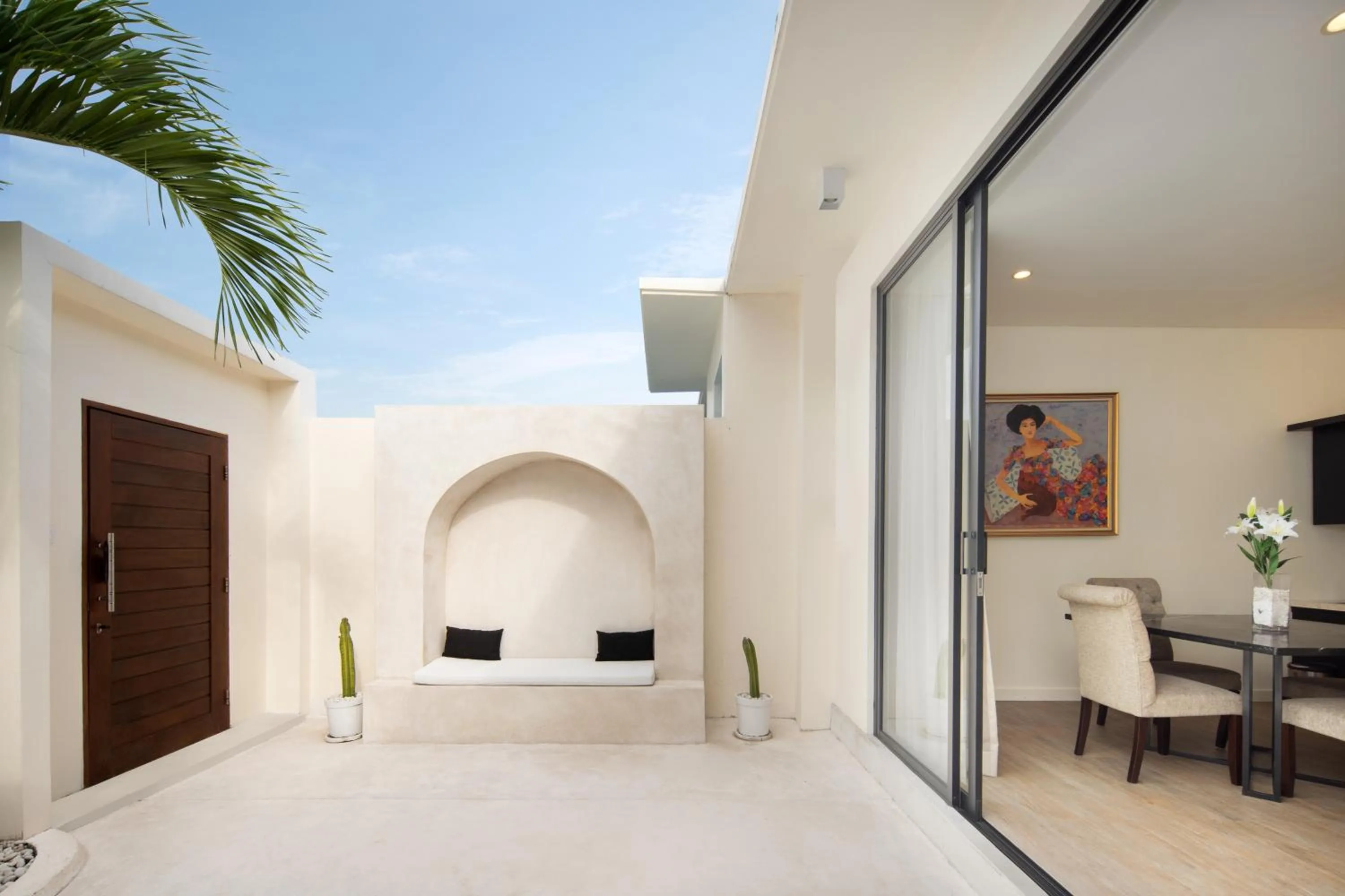 Pool view in The Grand Daha Luxury Villas