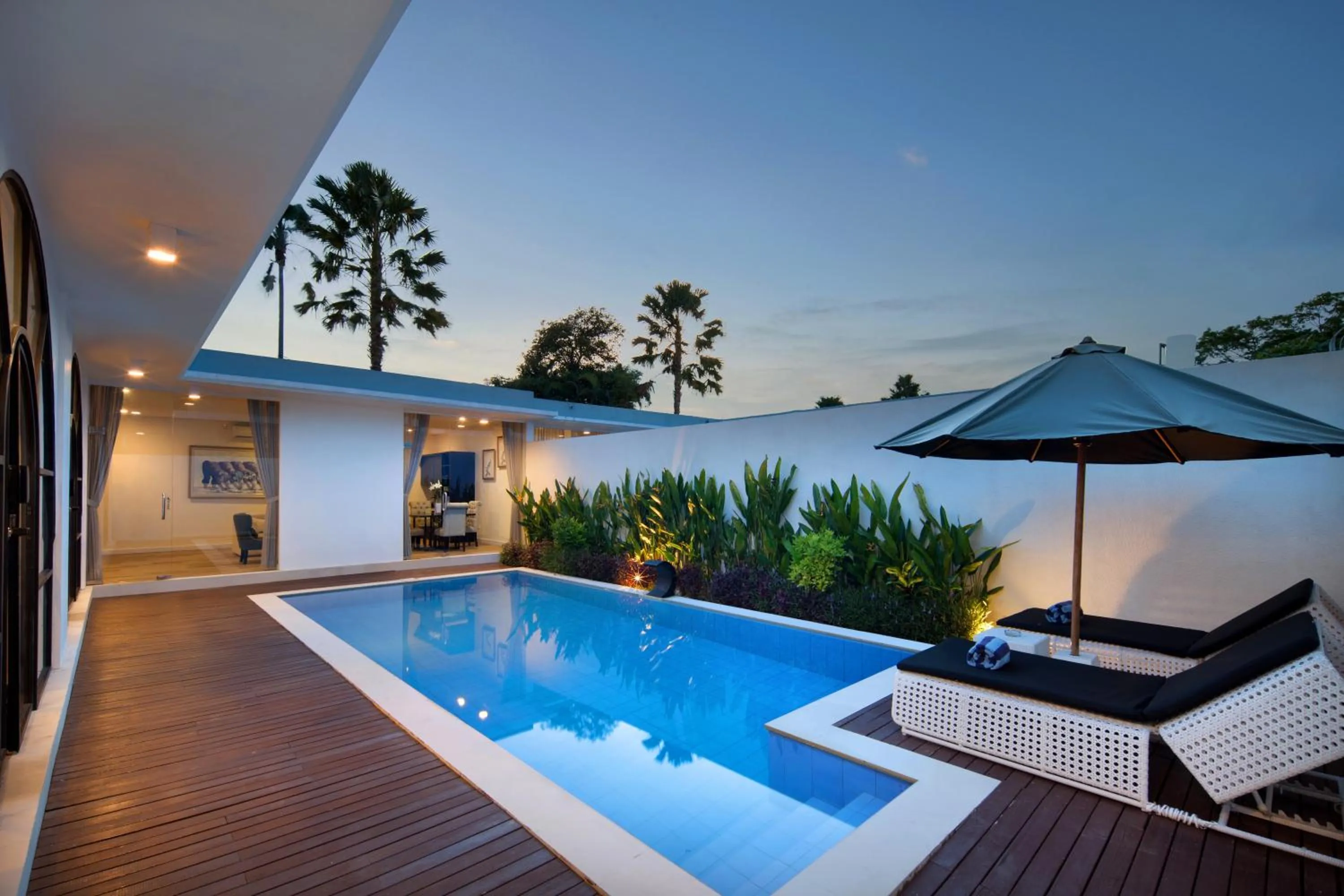 Swimming pool in The Grand Daha Luxury Villas