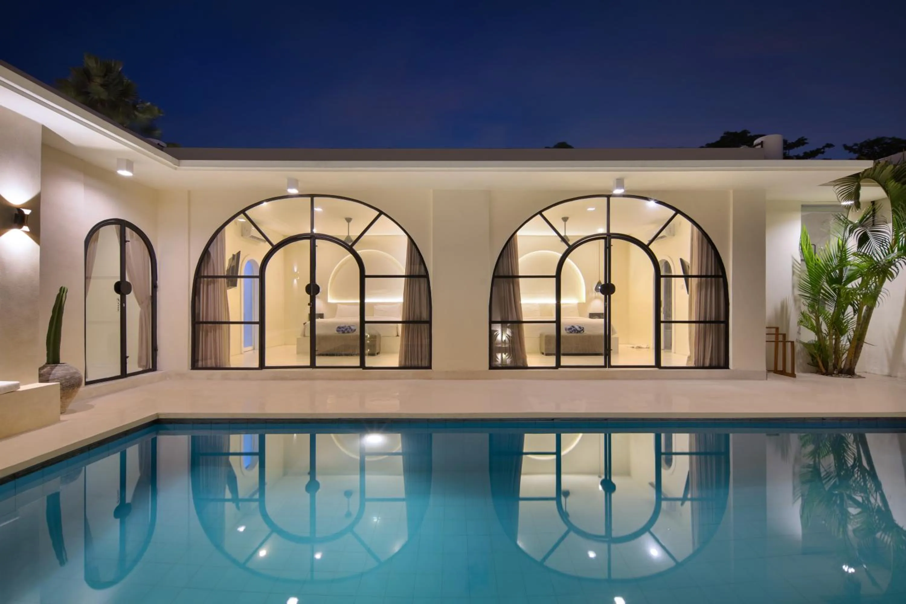 Patio in The Grand Daha Luxury Villas