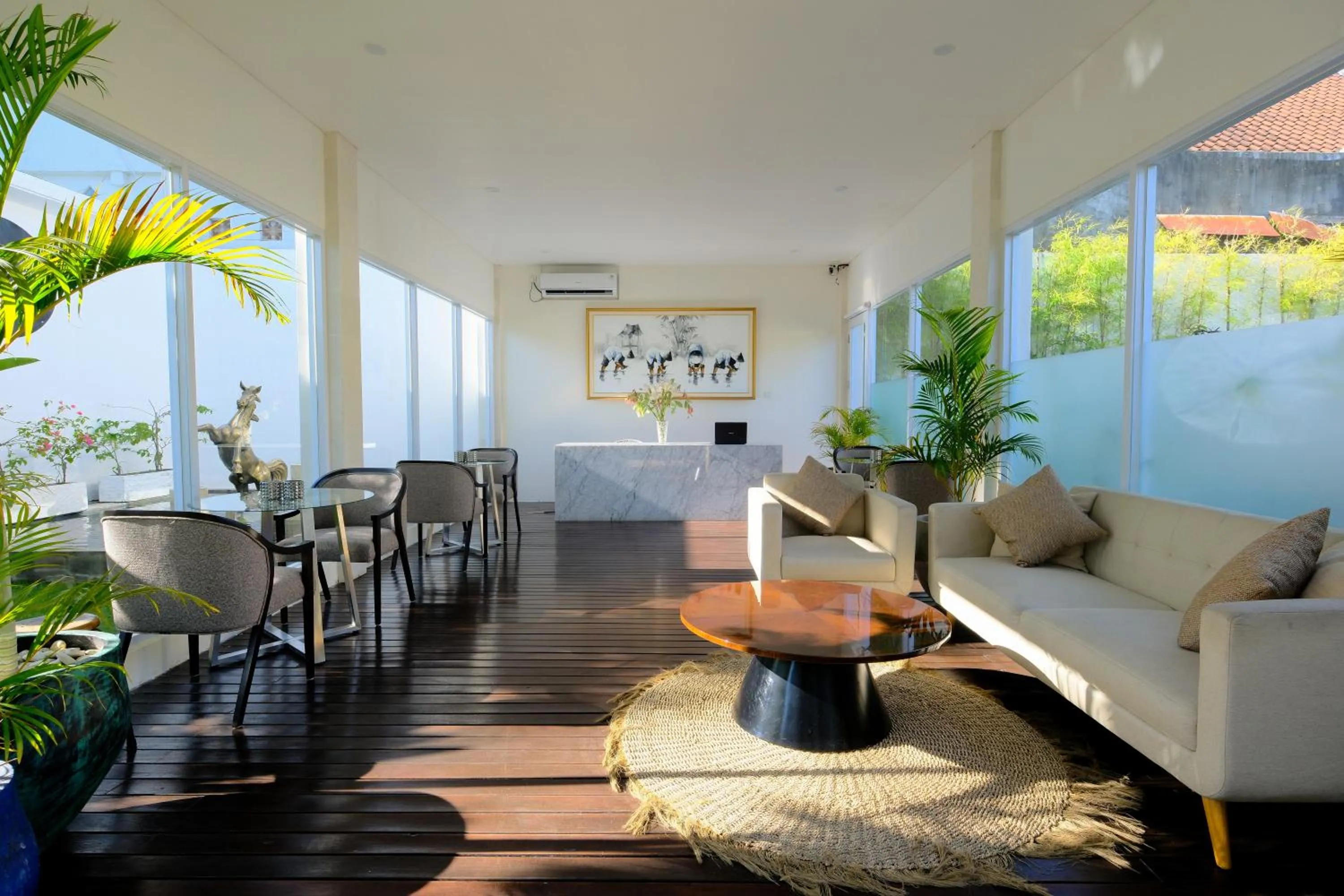 Lobby or reception in The Grand Daha Luxury Villas