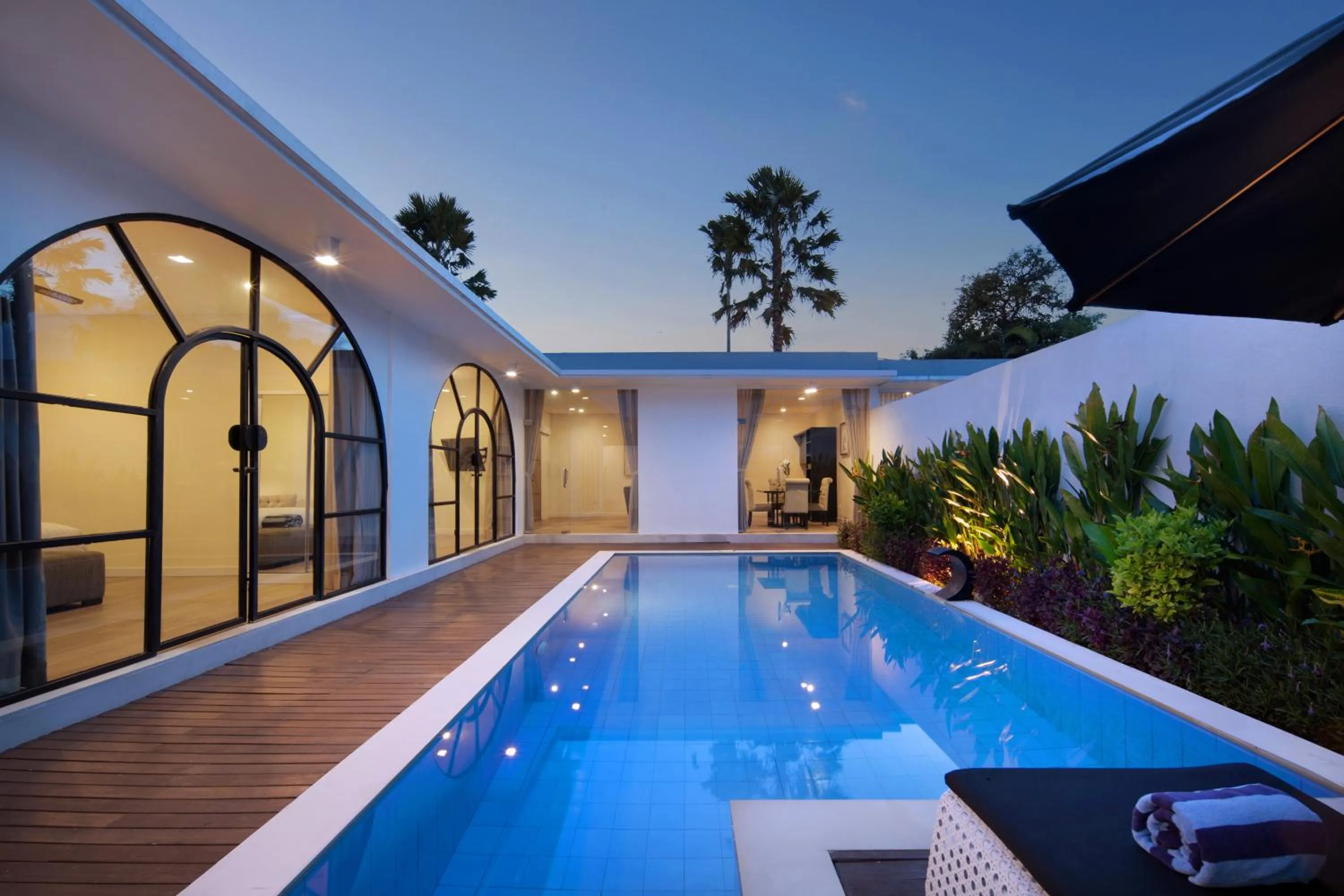 Swimming pool in The Grand Daha Luxury Villas