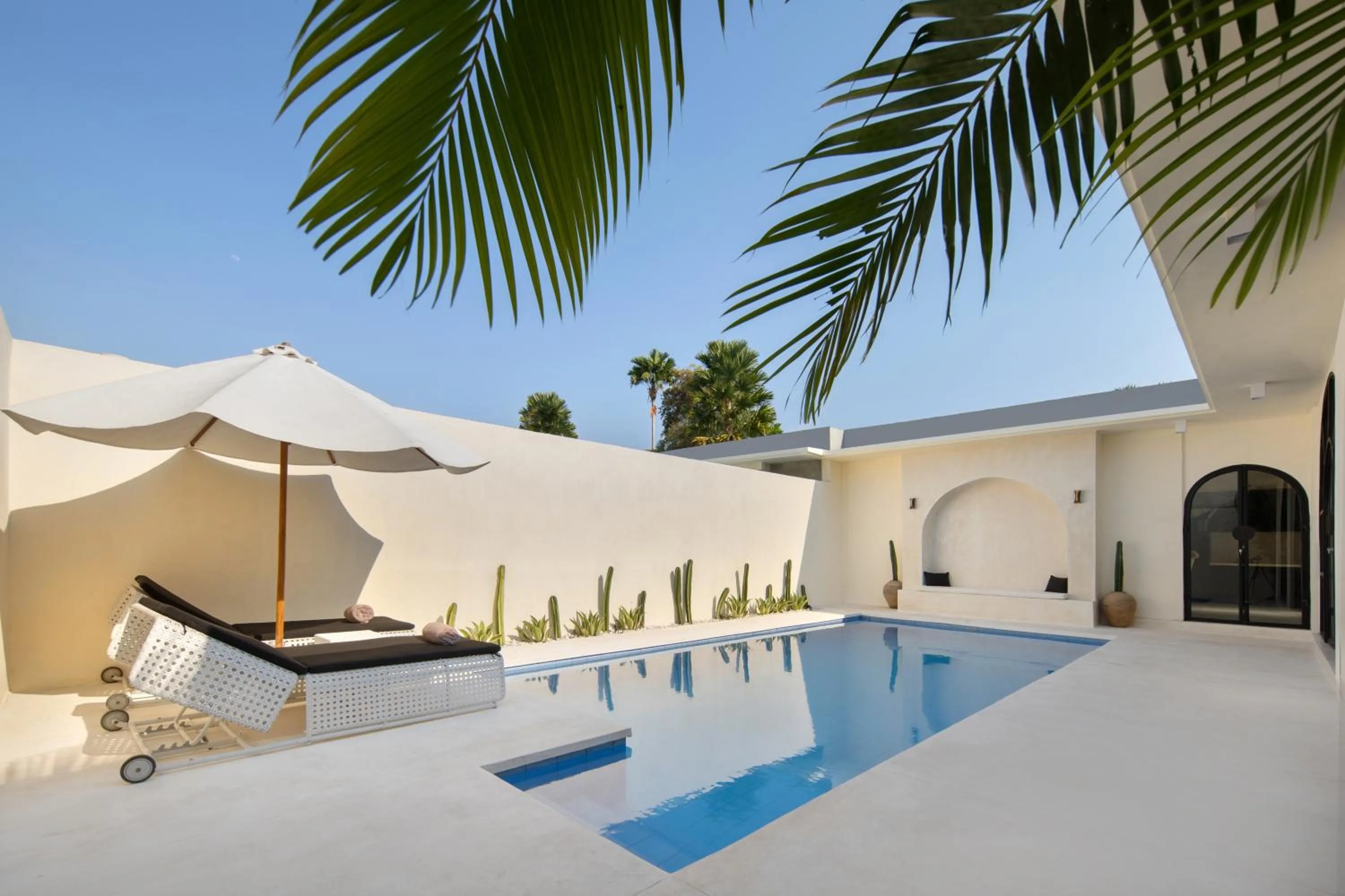 Patio in The Grand Daha Luxury Villas
