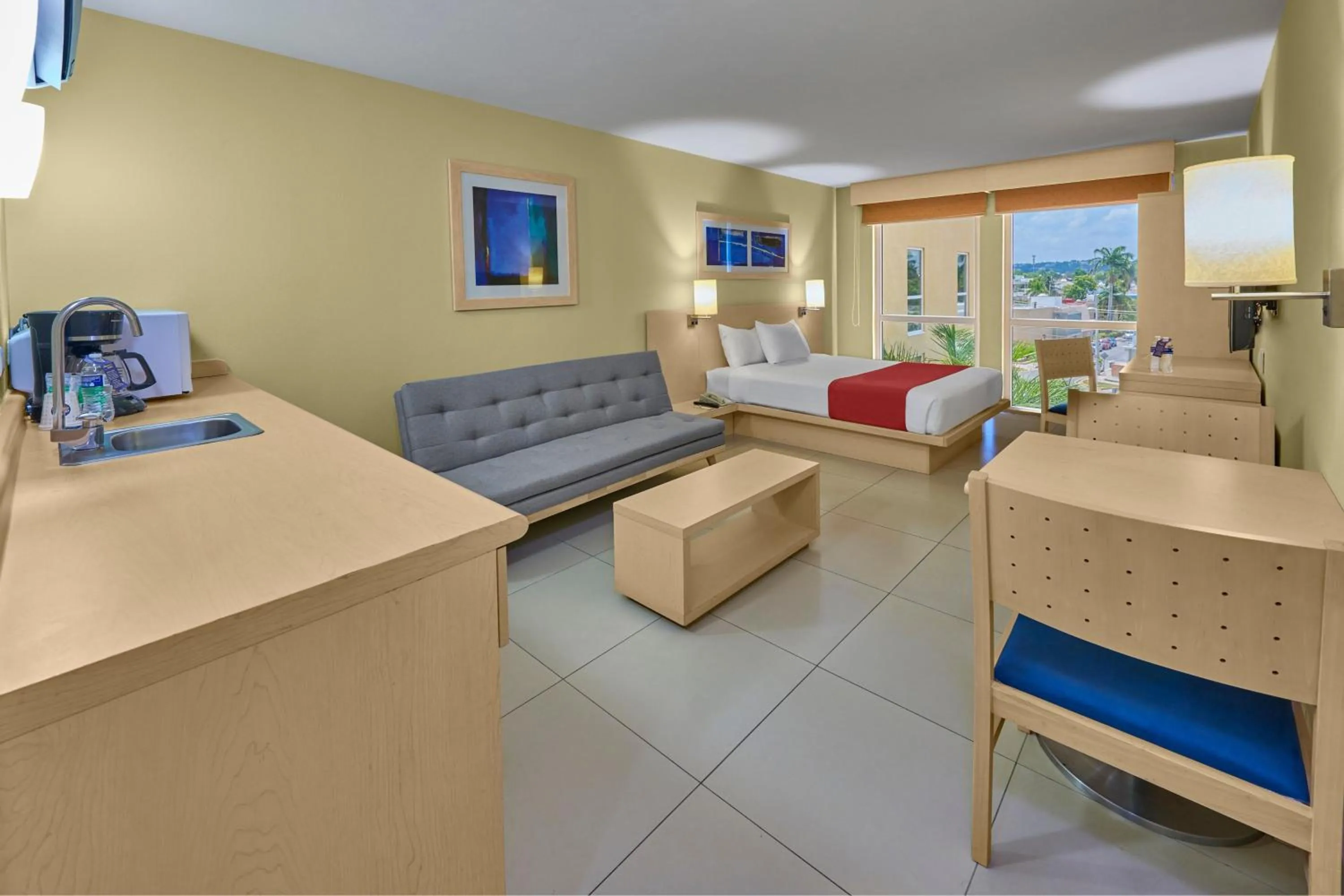 Bedroom, Bed in City Express by Marriott Campeche