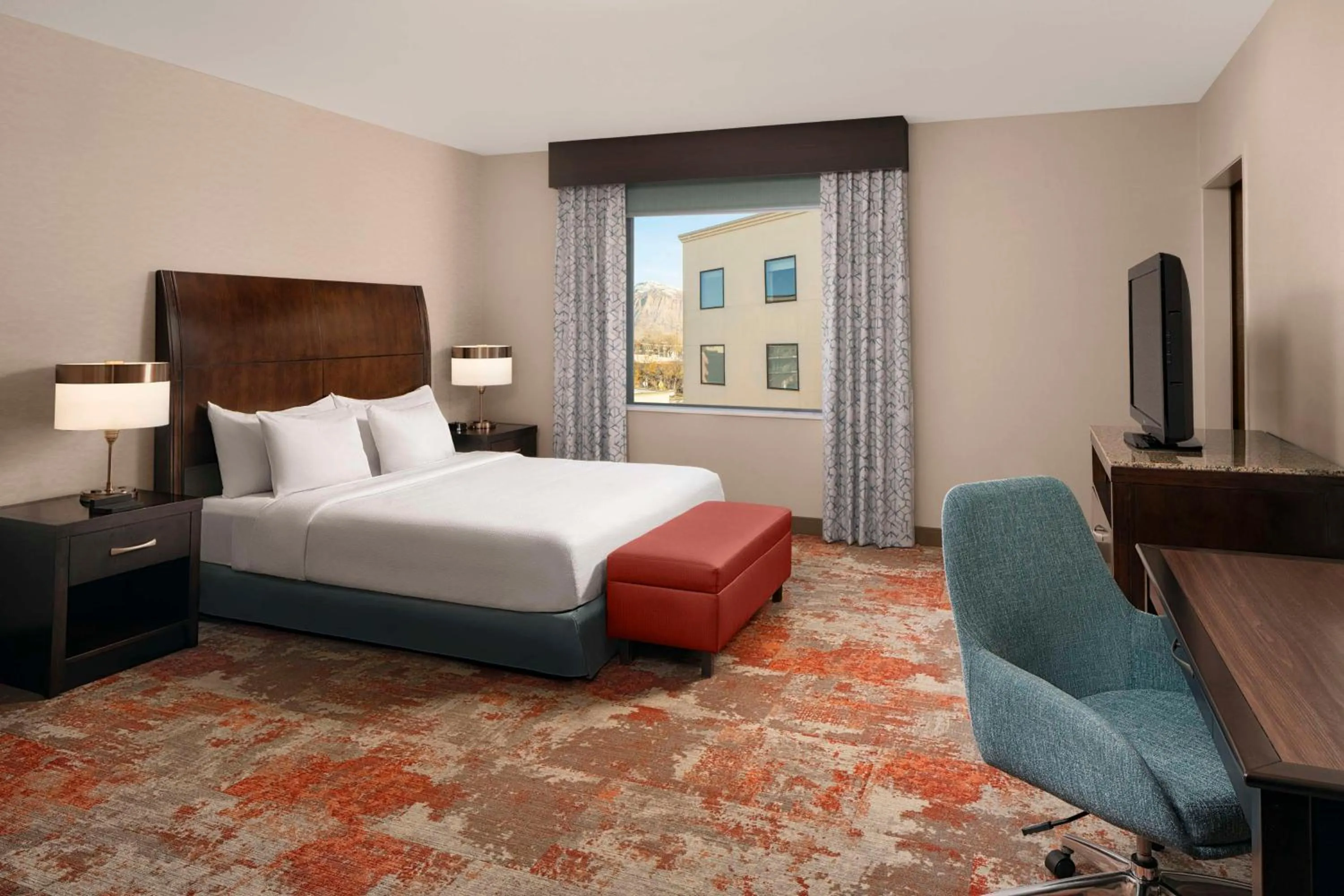 Bed in Hilton Garden Inn Ogden