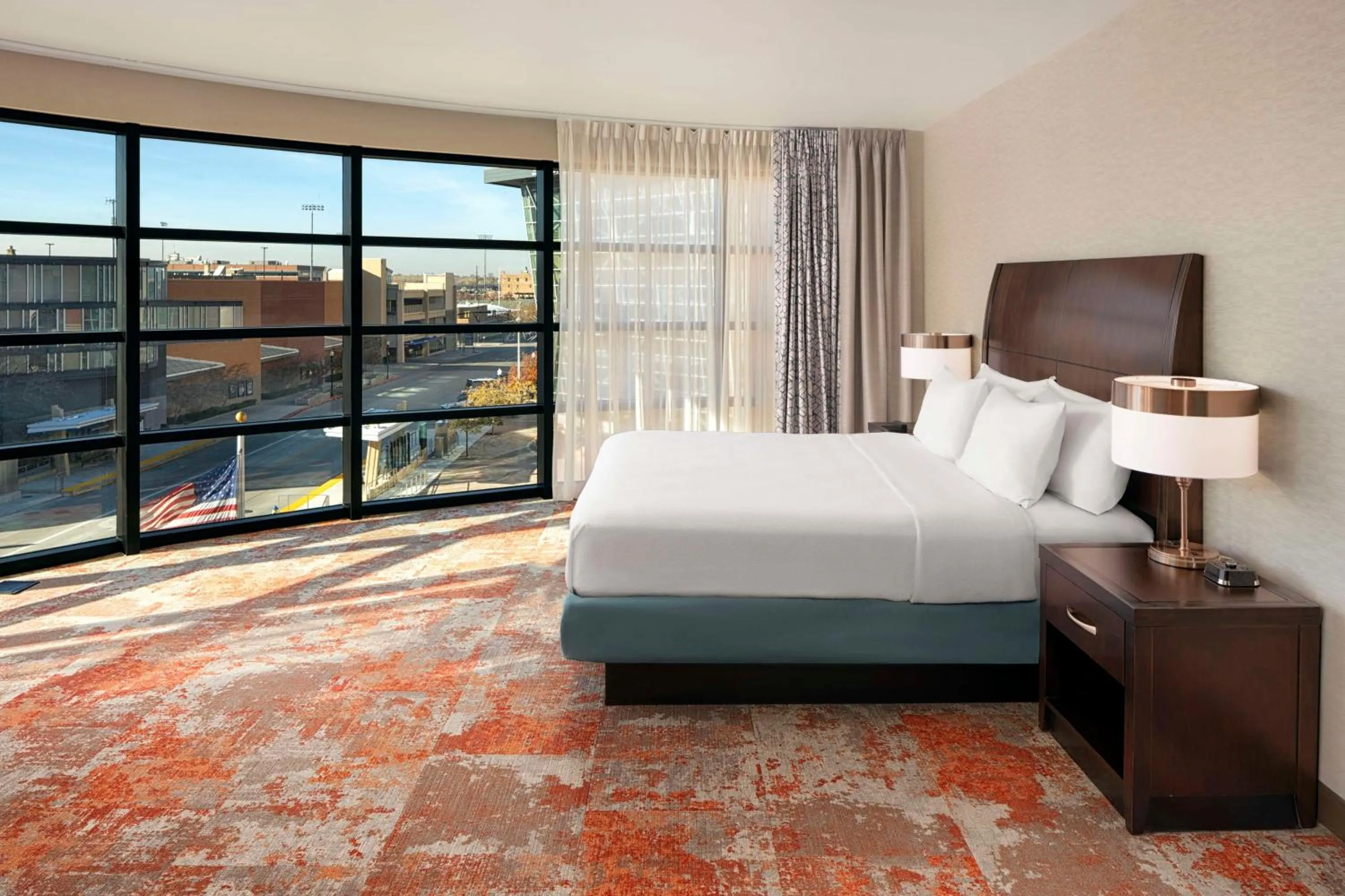 Bed in Hilton Garden Inn Ogden