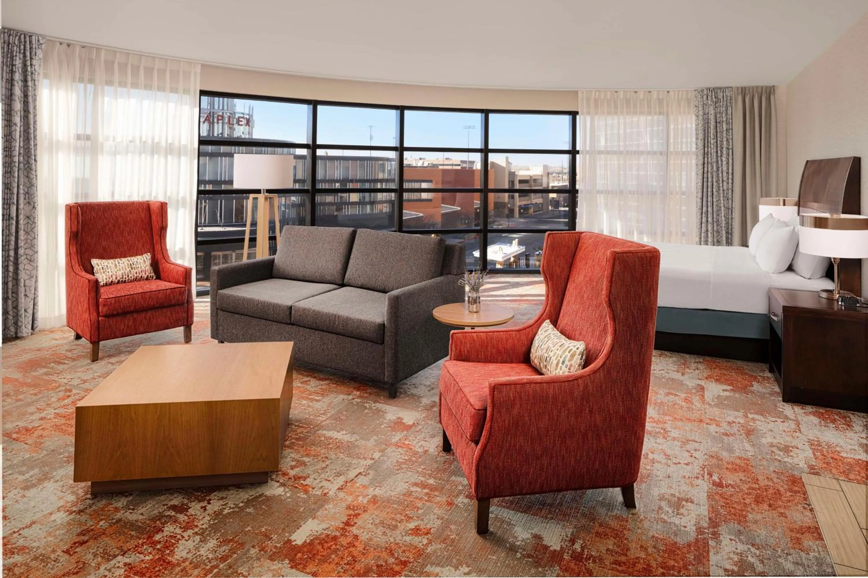 Bed in Hilton Garden Inn Ogden