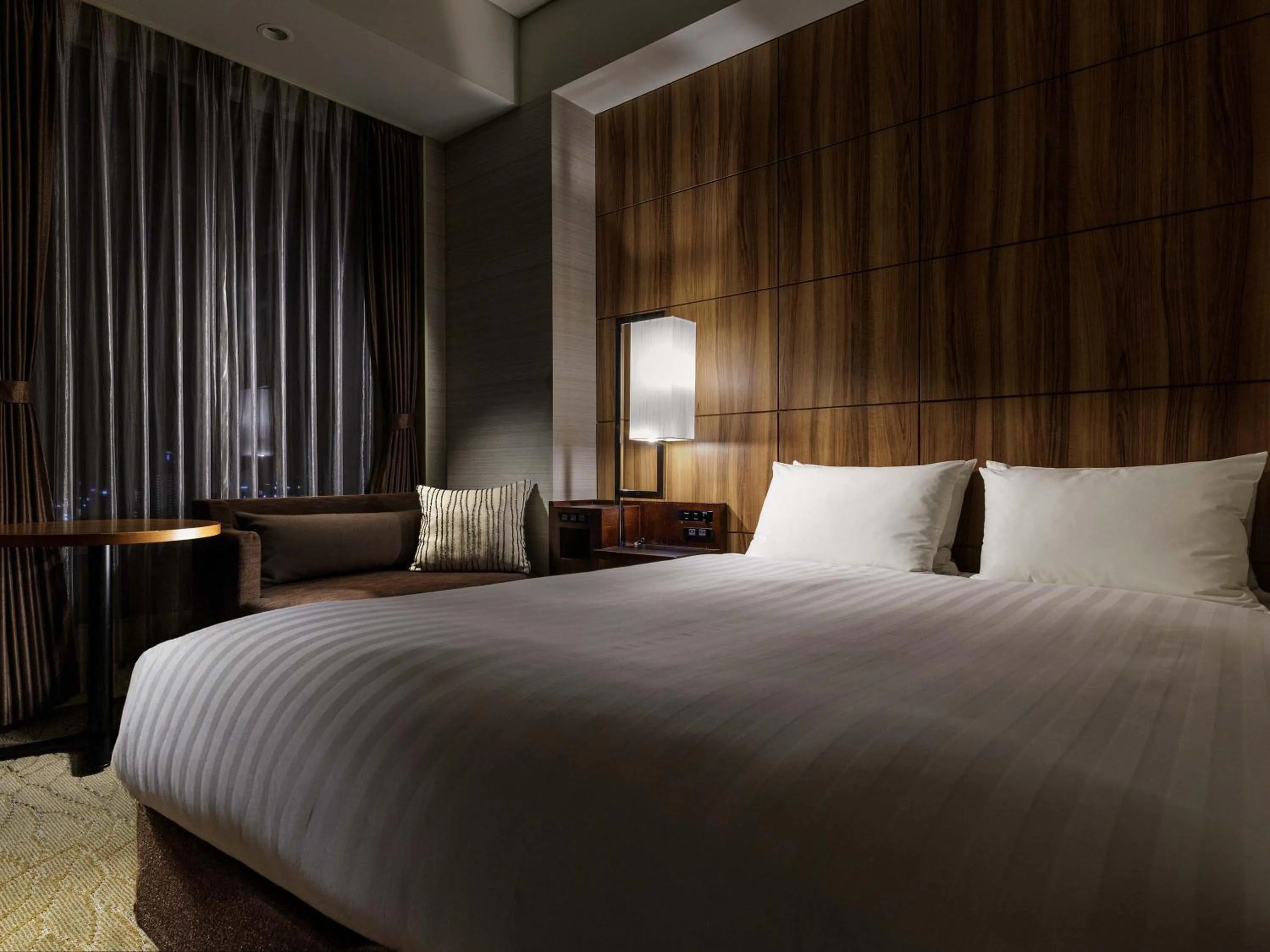 Photo of the whole room, Bed in Solaria Nishitetsu Hotel Kagoshima