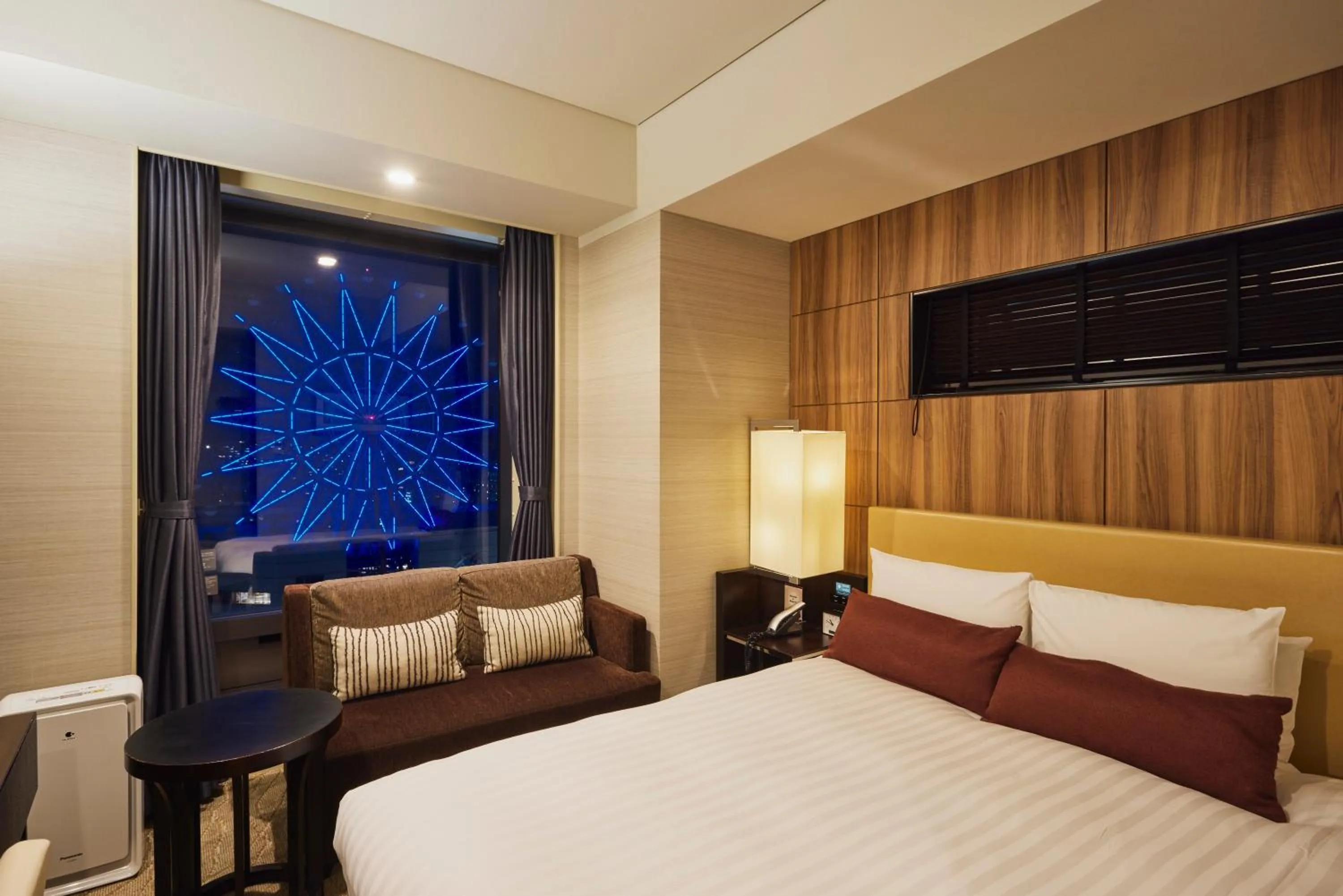 Photo of the whole room, Bed in Solaria Nishitetsu Hotel Kagoshima