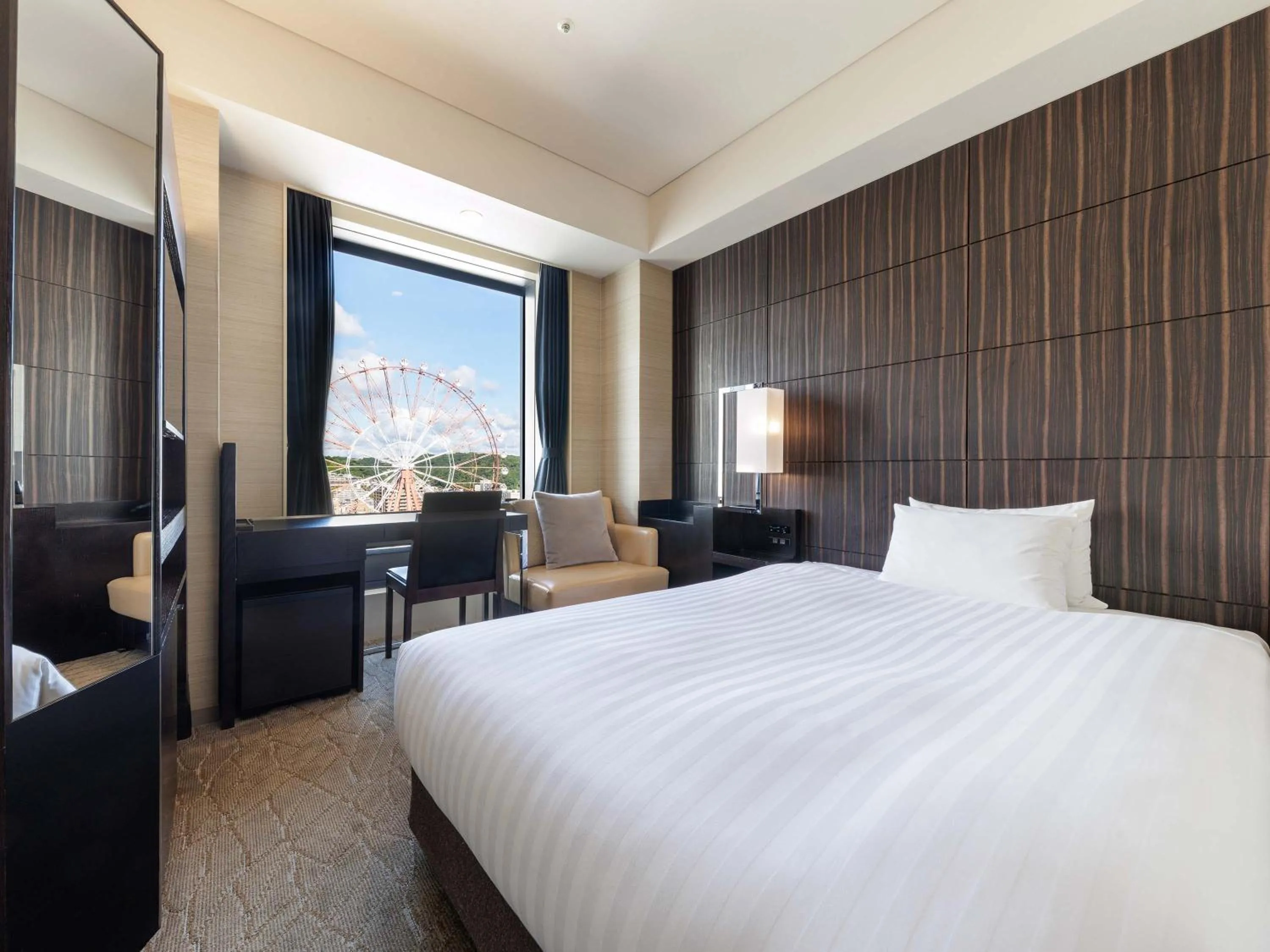 Photo of the whole room, Bed in Solaria Nishitetsu Hotel Kagoshima