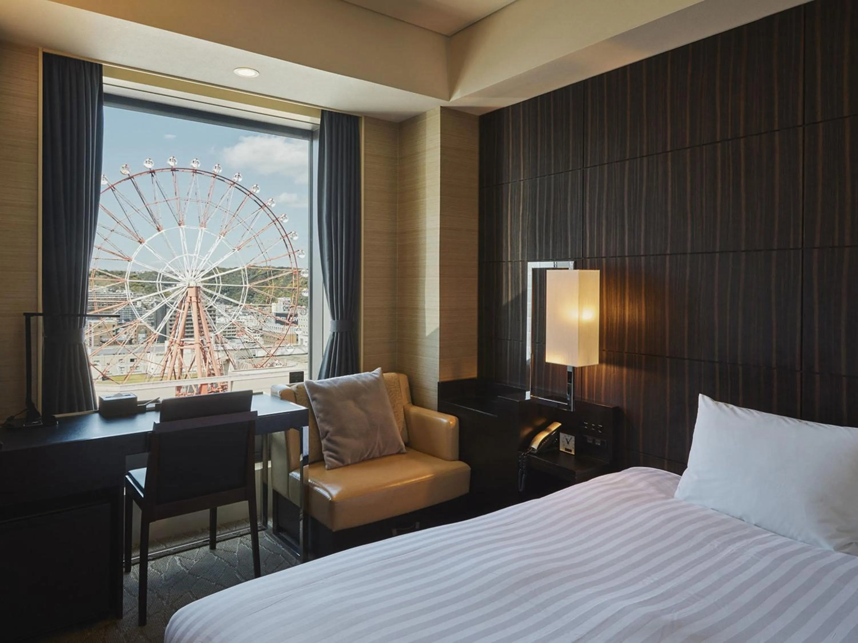 Photo of the whole room, Bed in Solaria Nishitetsu Hotel Kagoshima