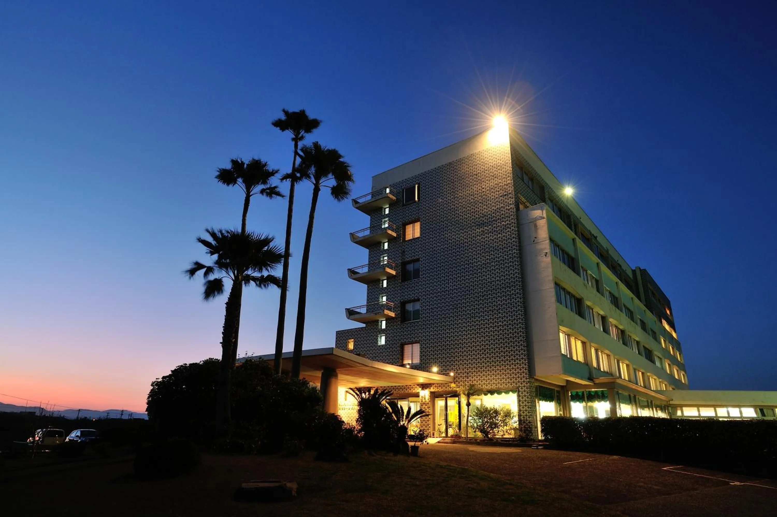 Facade/entrance in Ibusuki Seaside Hotel