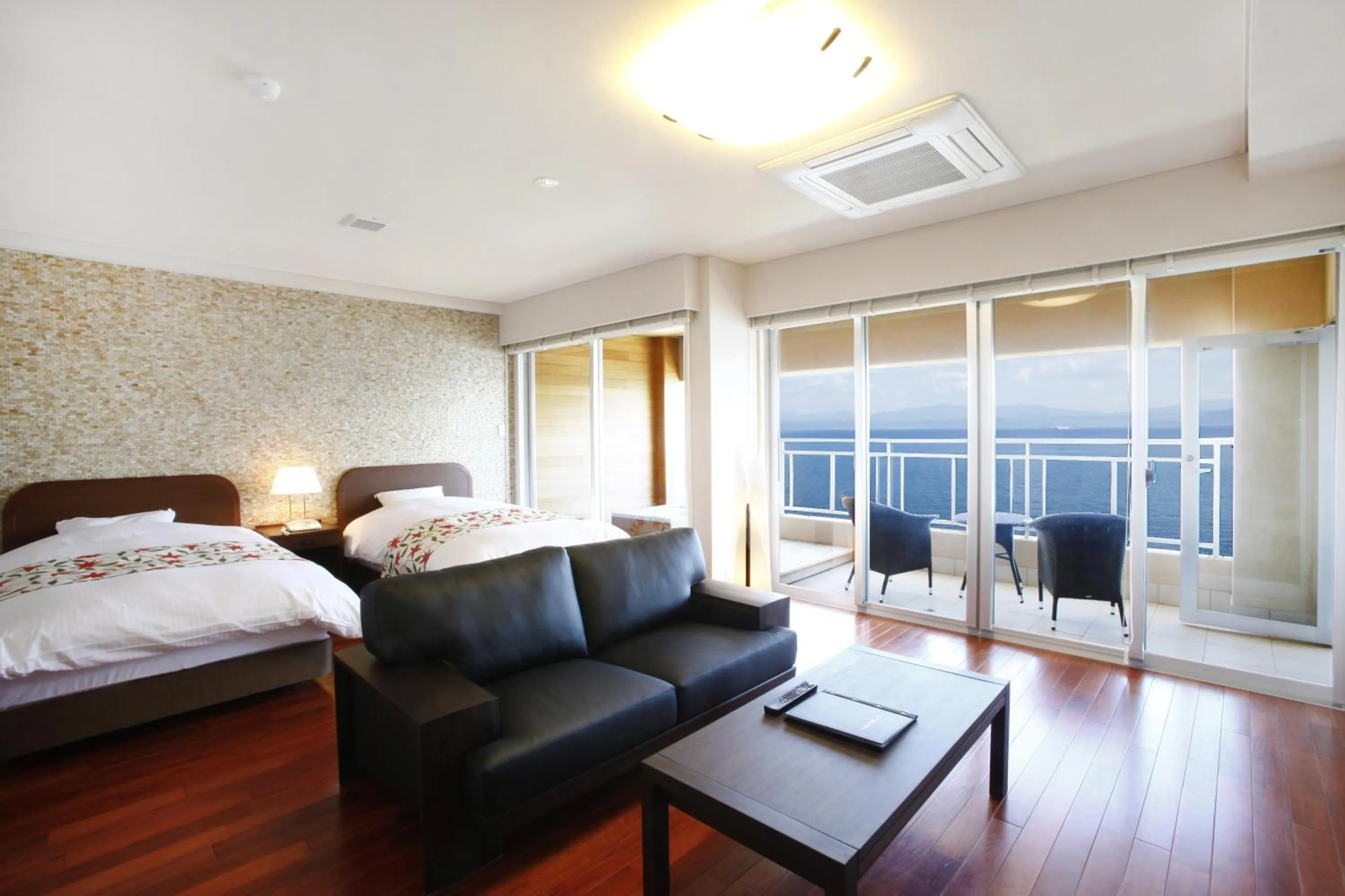 Bed in Ibusuki Seaside Hotel