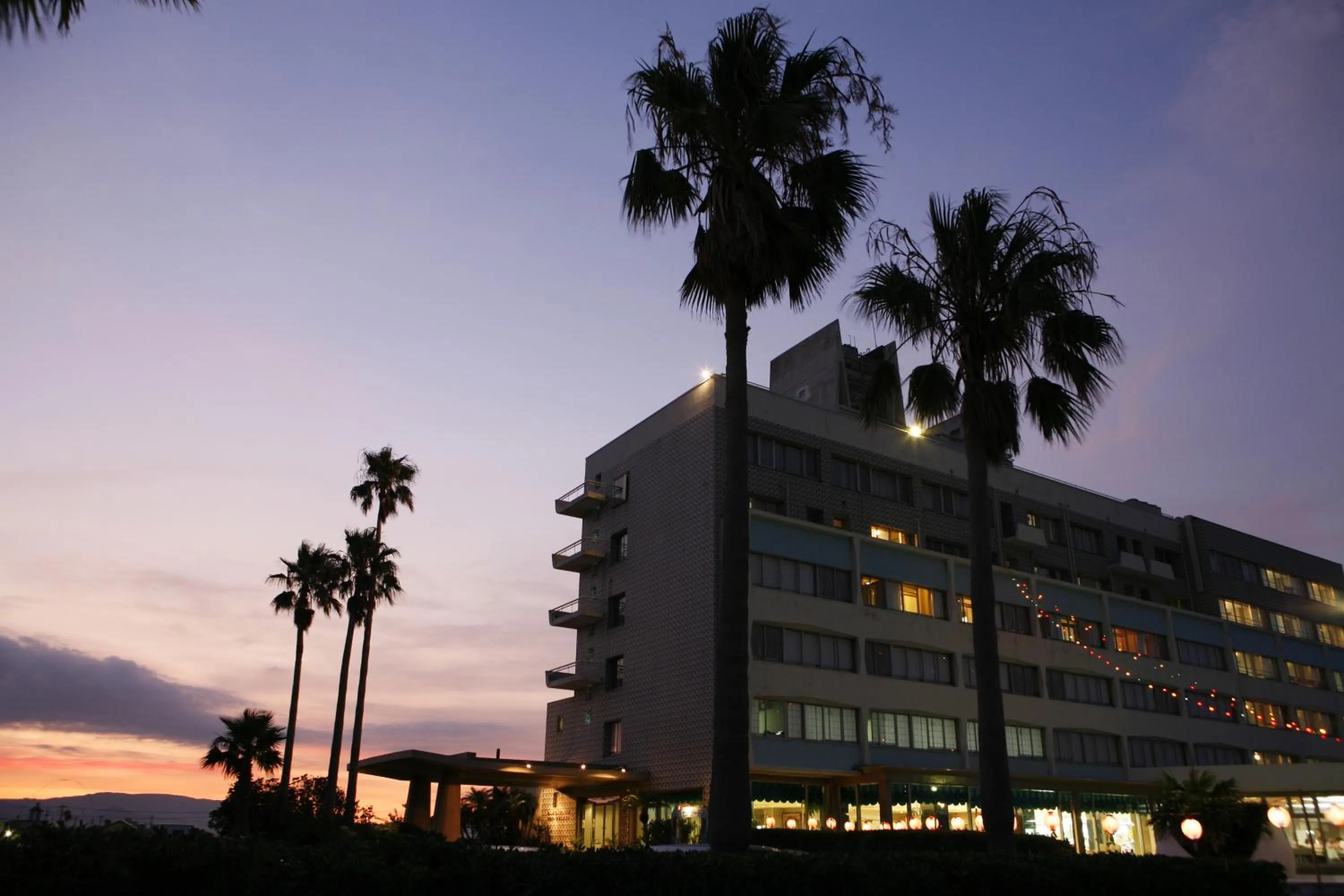 Facade/entrance in Ibusuki Seaside Hotel
