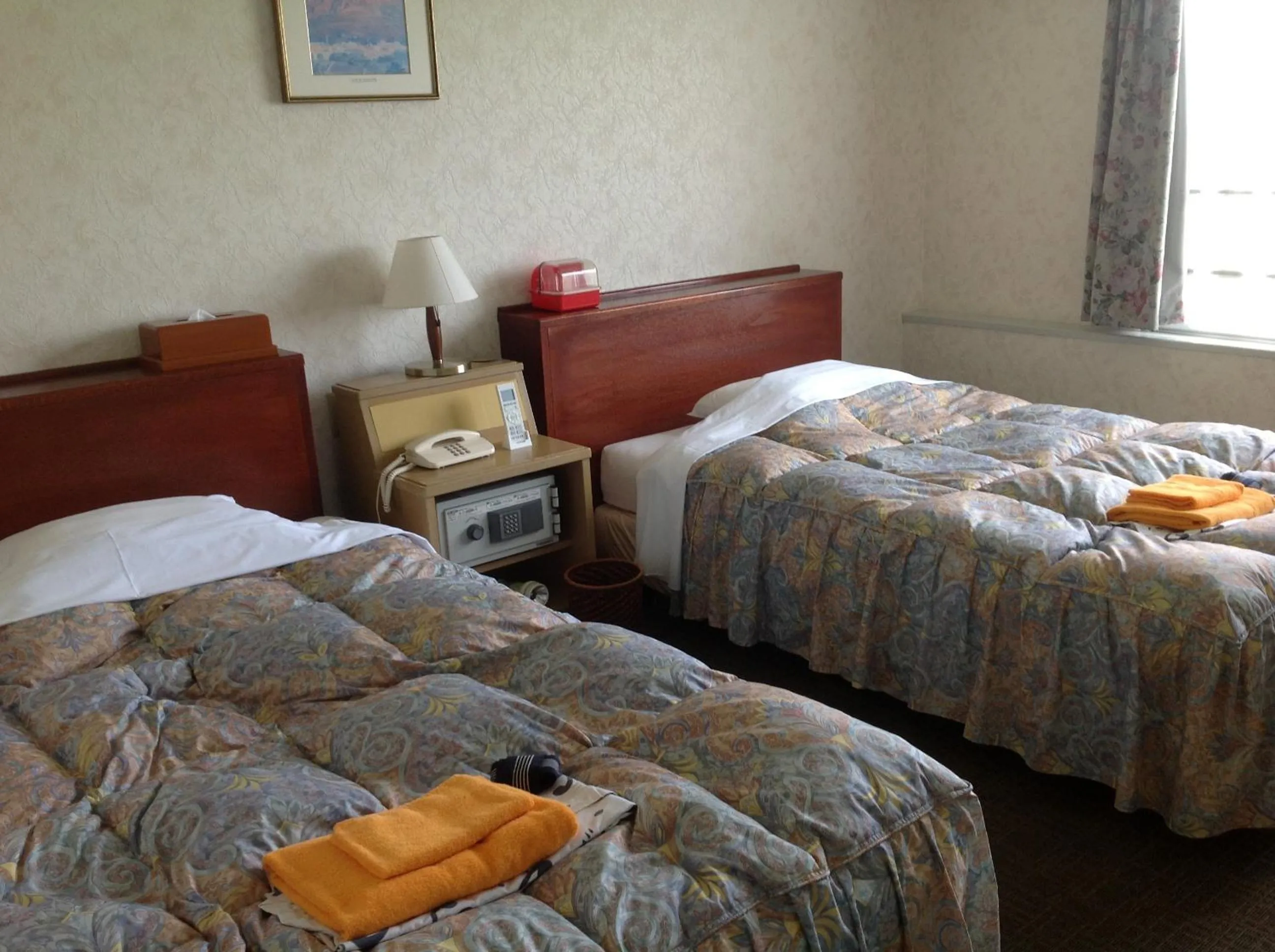 Bed in Ibusuki Seaside Hotel