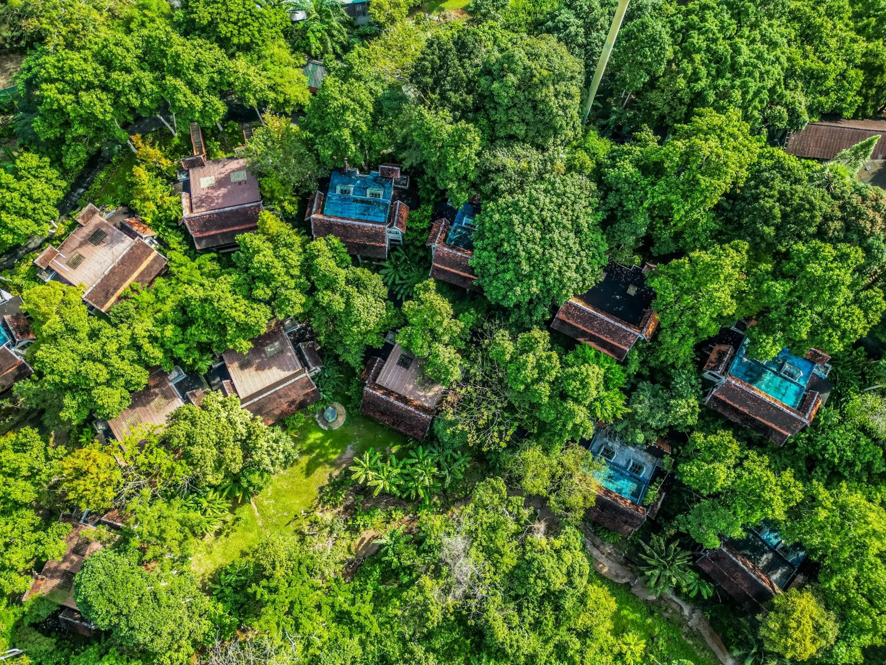 Garden view in Suuko Villas