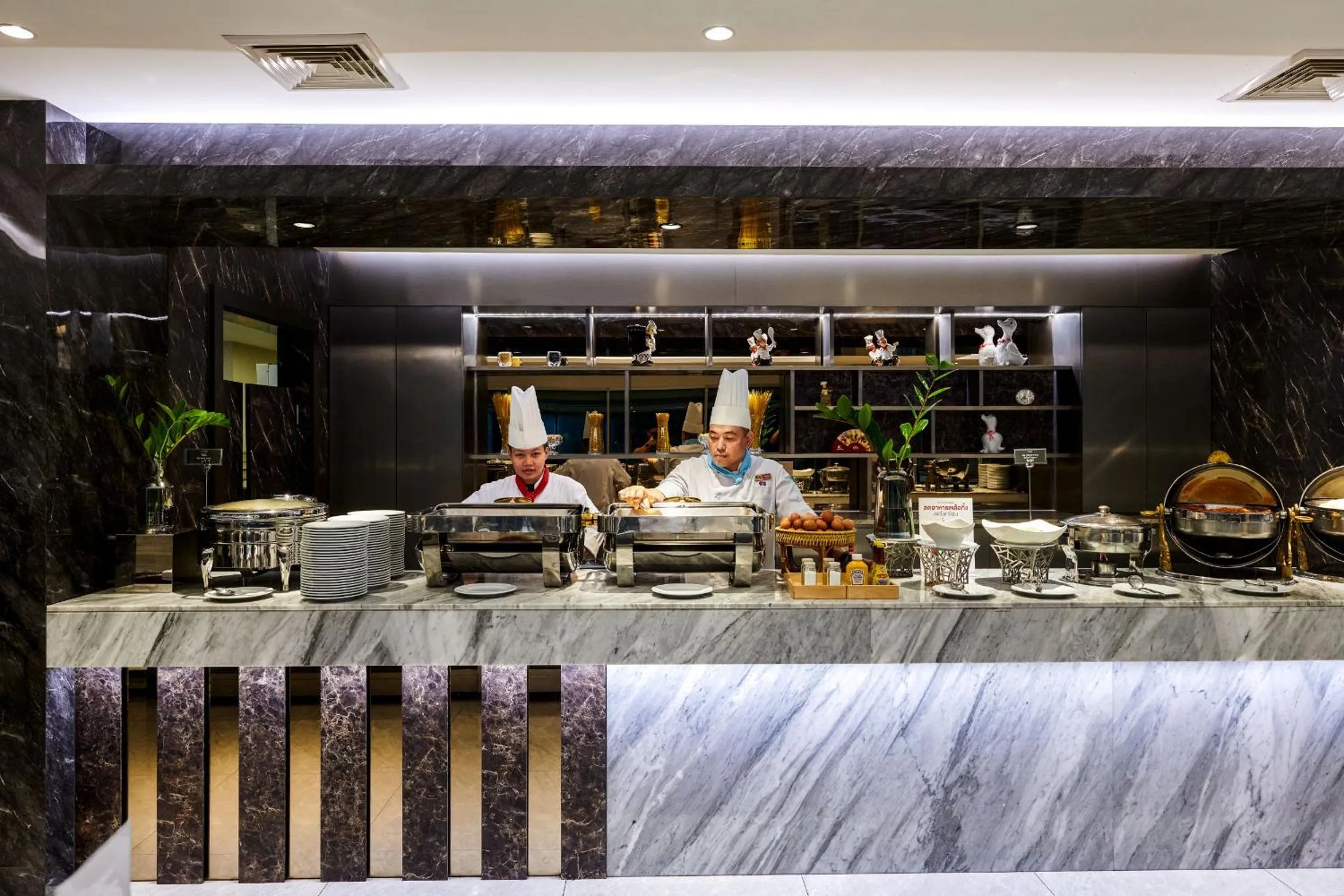 Breakfast in TK Palace Hotel & Convention Bangkok