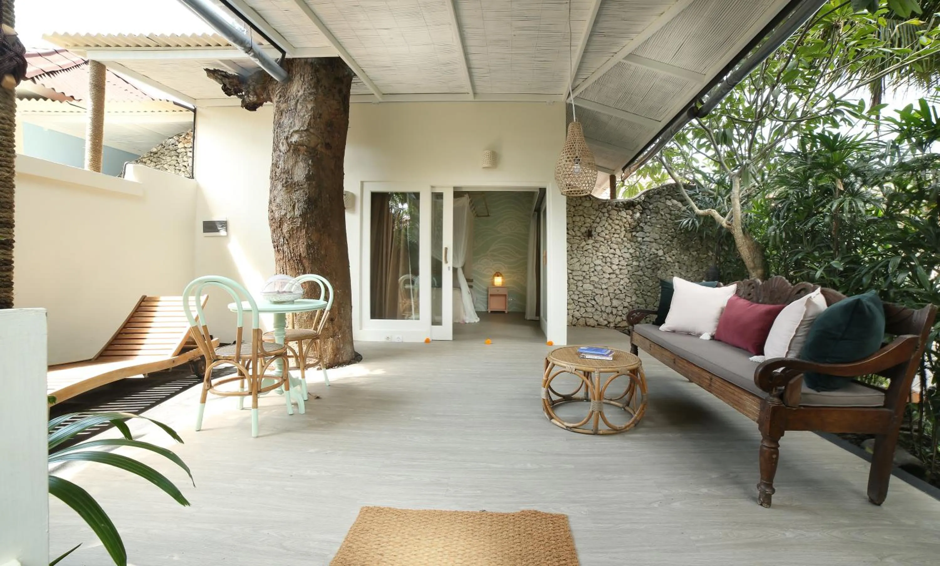 Balcony/Terrace in The Chillhouse Canggu by BVR Bali Holiday Rentals