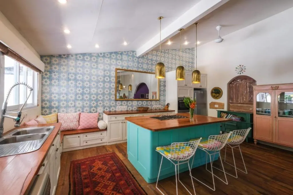Kitchen or kitchenette in The Chillhouse Canggu by BVR Bali Holiday Rentals
