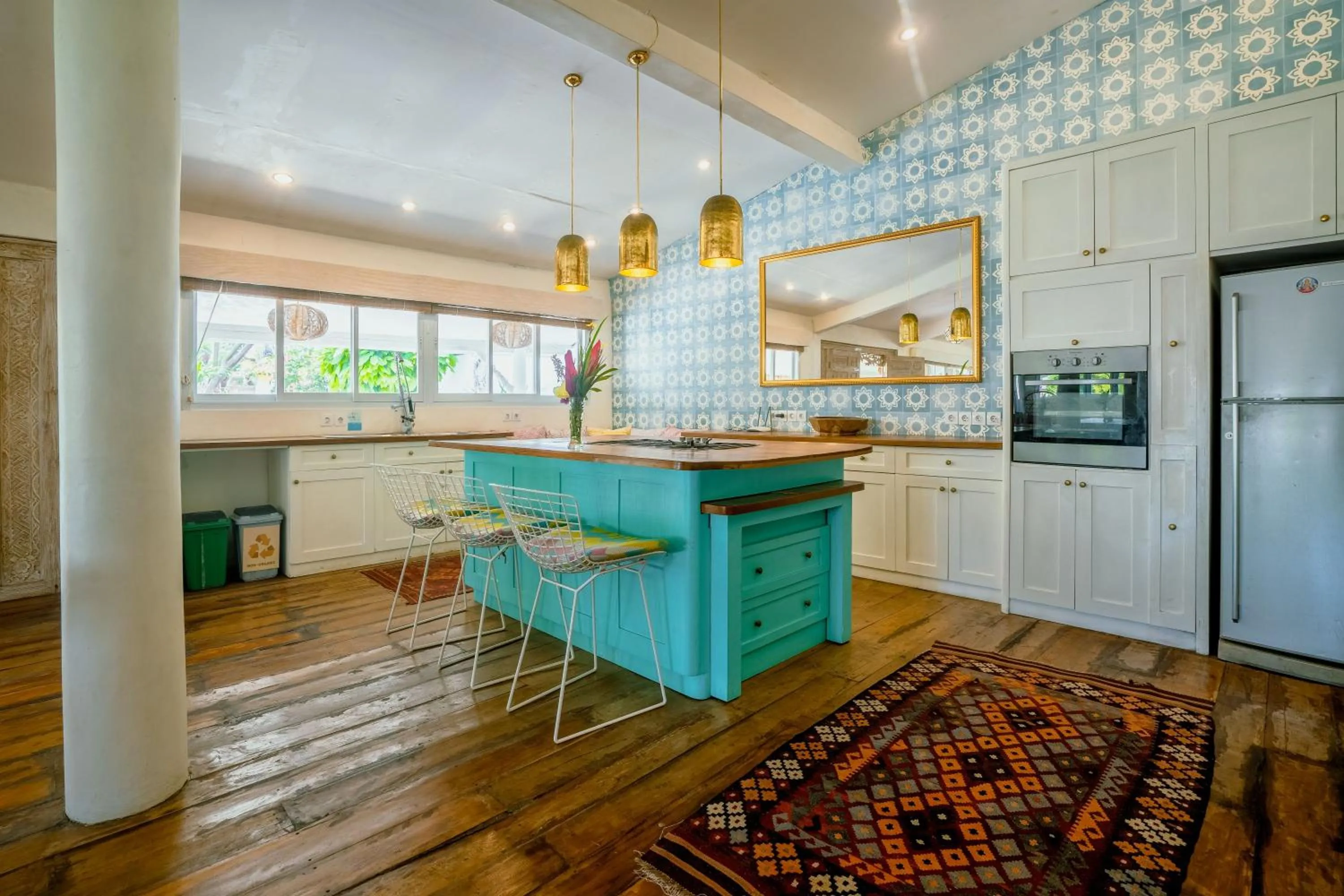 kitchen in The Chillhouse Canggu by BVR Bali Holiday Rentals