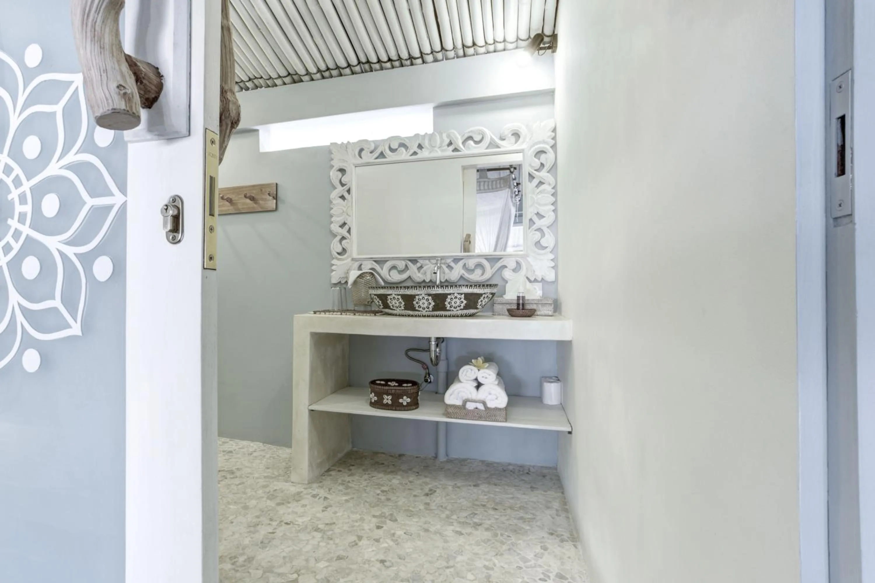 Bathroom in The Chillhouse Canggu by BVR Bali Holiday Rentals
