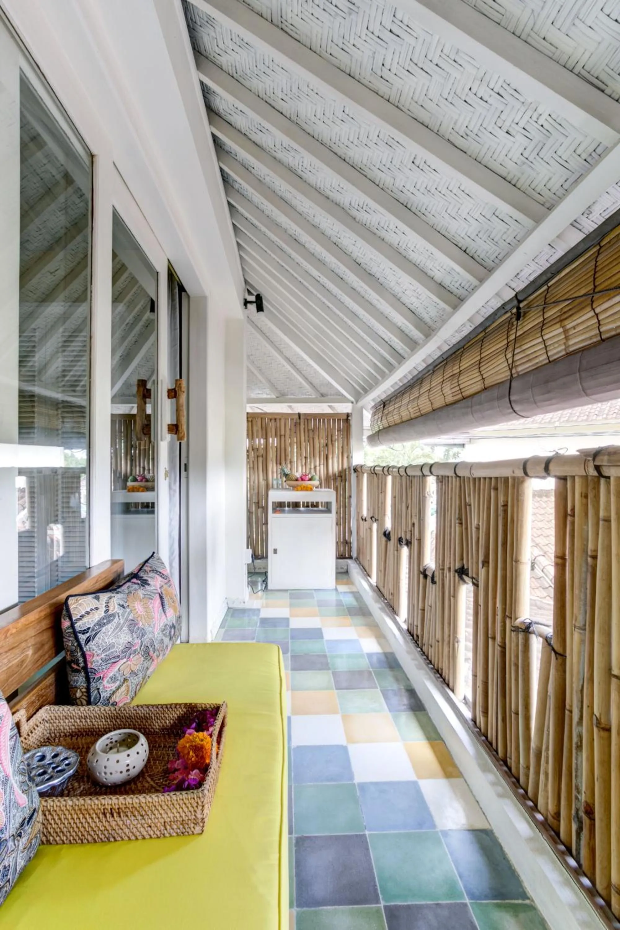 Seating area in The Chillhouse Canggu by BVR Bali Holiday Rentals