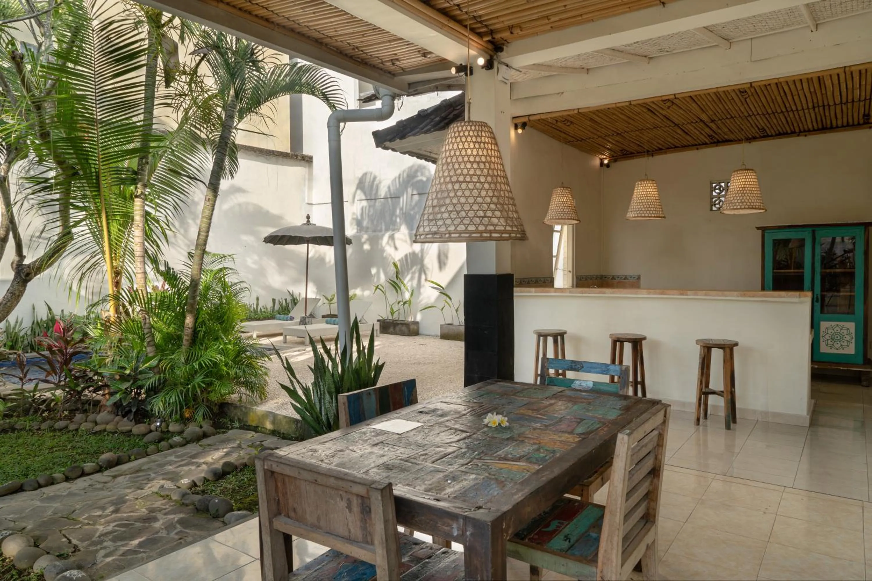 Balcony/Terrace in The Chillhouse Canggu by BVR Bali Holiday Rentals