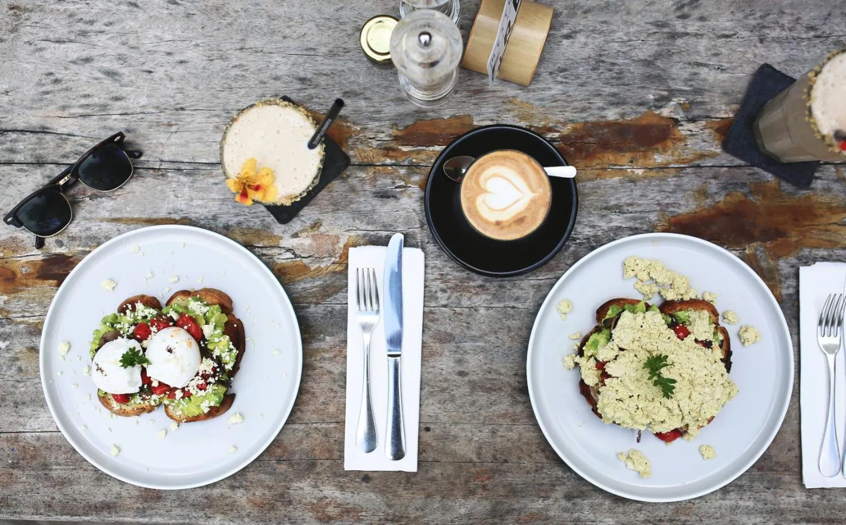 Food and drinks in The Chillhouse Canggu by BVR Bali Holiday Rentals