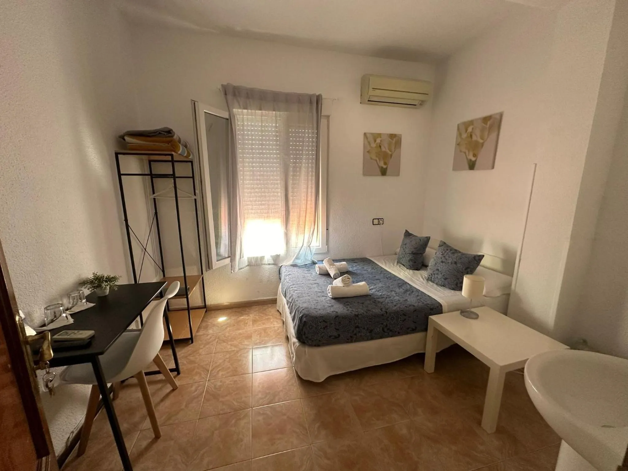 Bed in Hostal Arrate