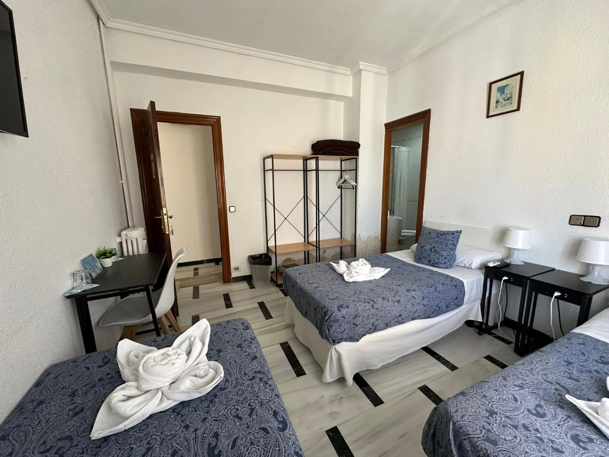 Bed in Hostal Arrate