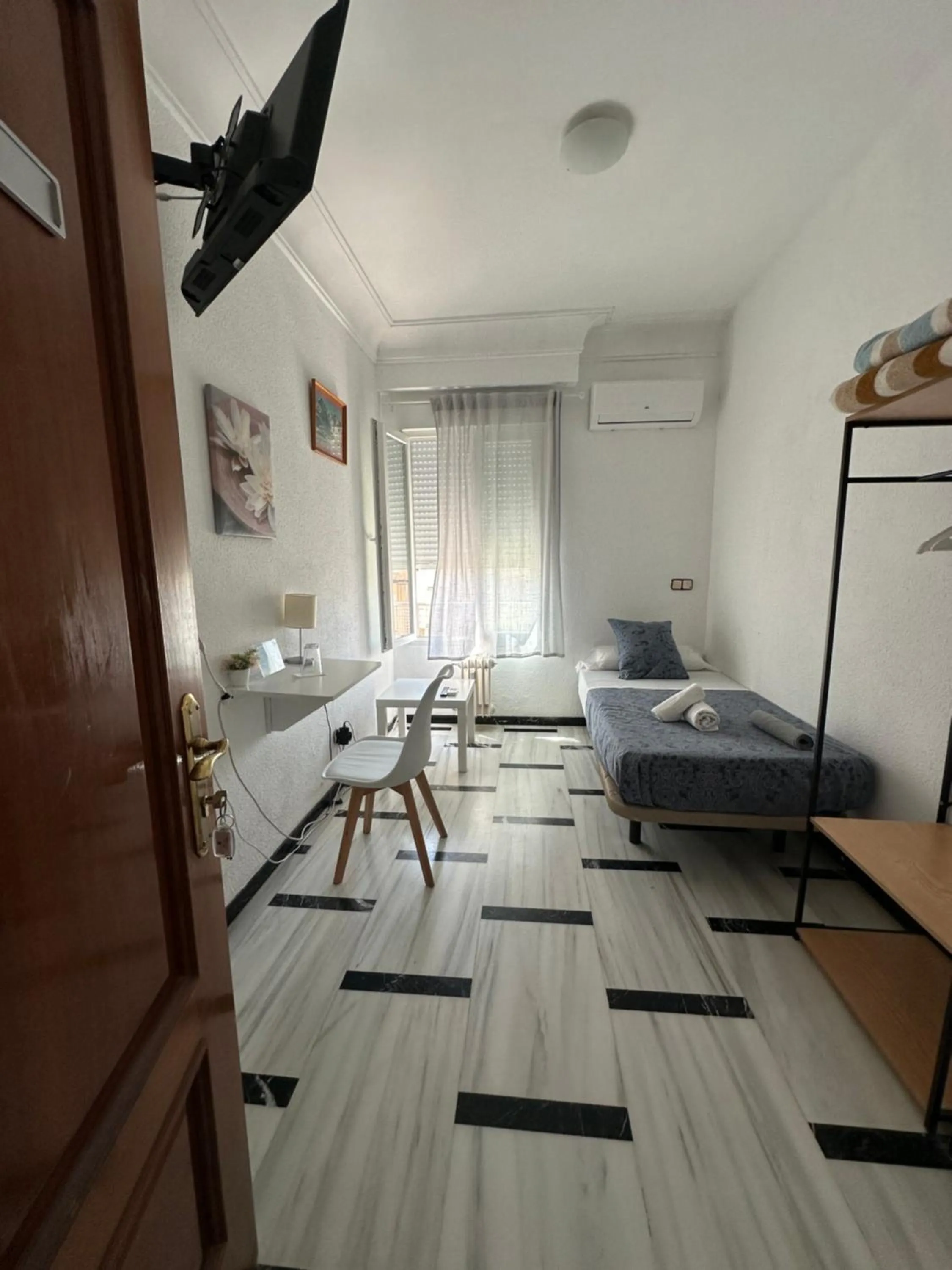 Bed in Hostal Arrate