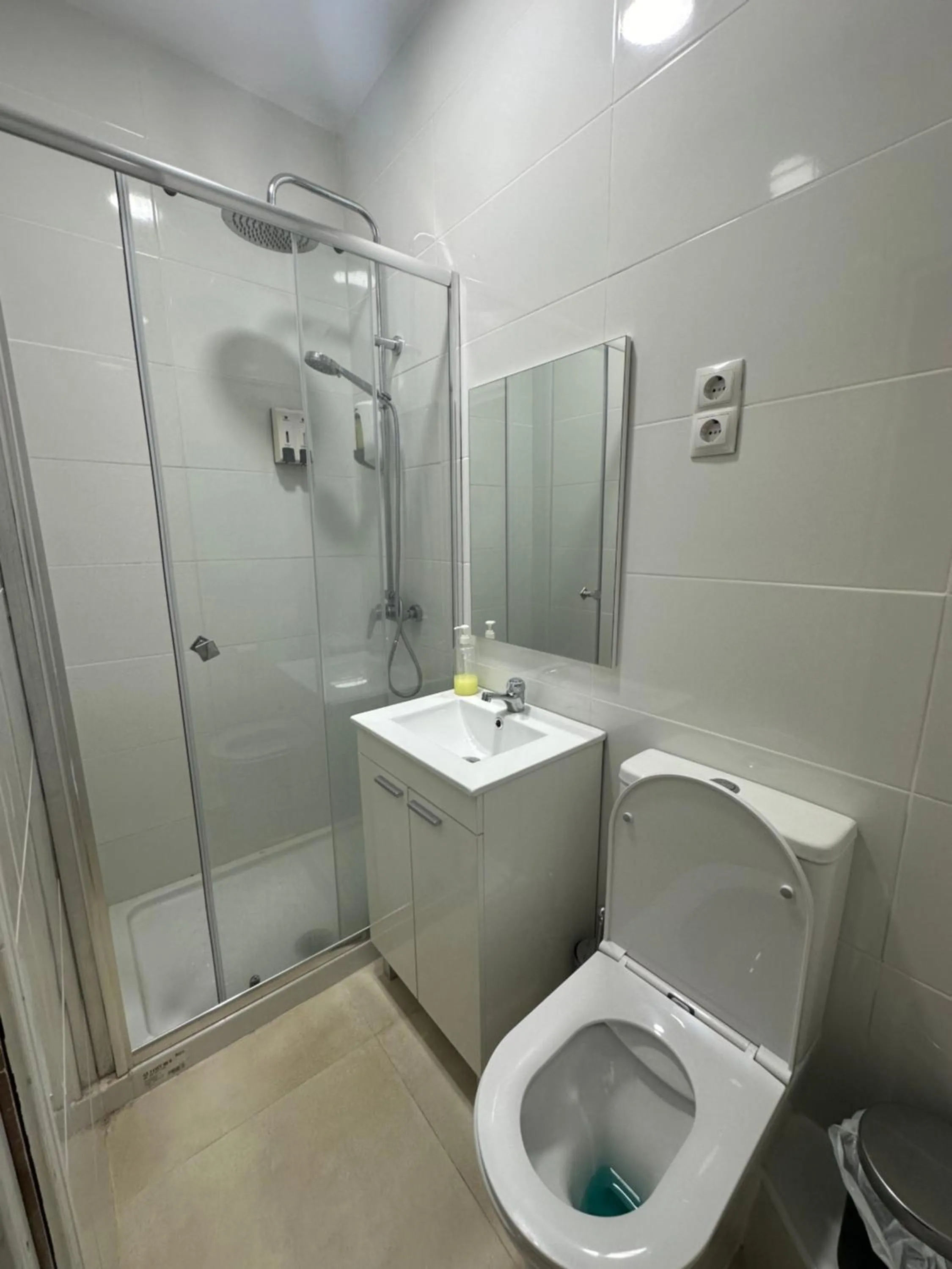 Shower in Hostal Arrate