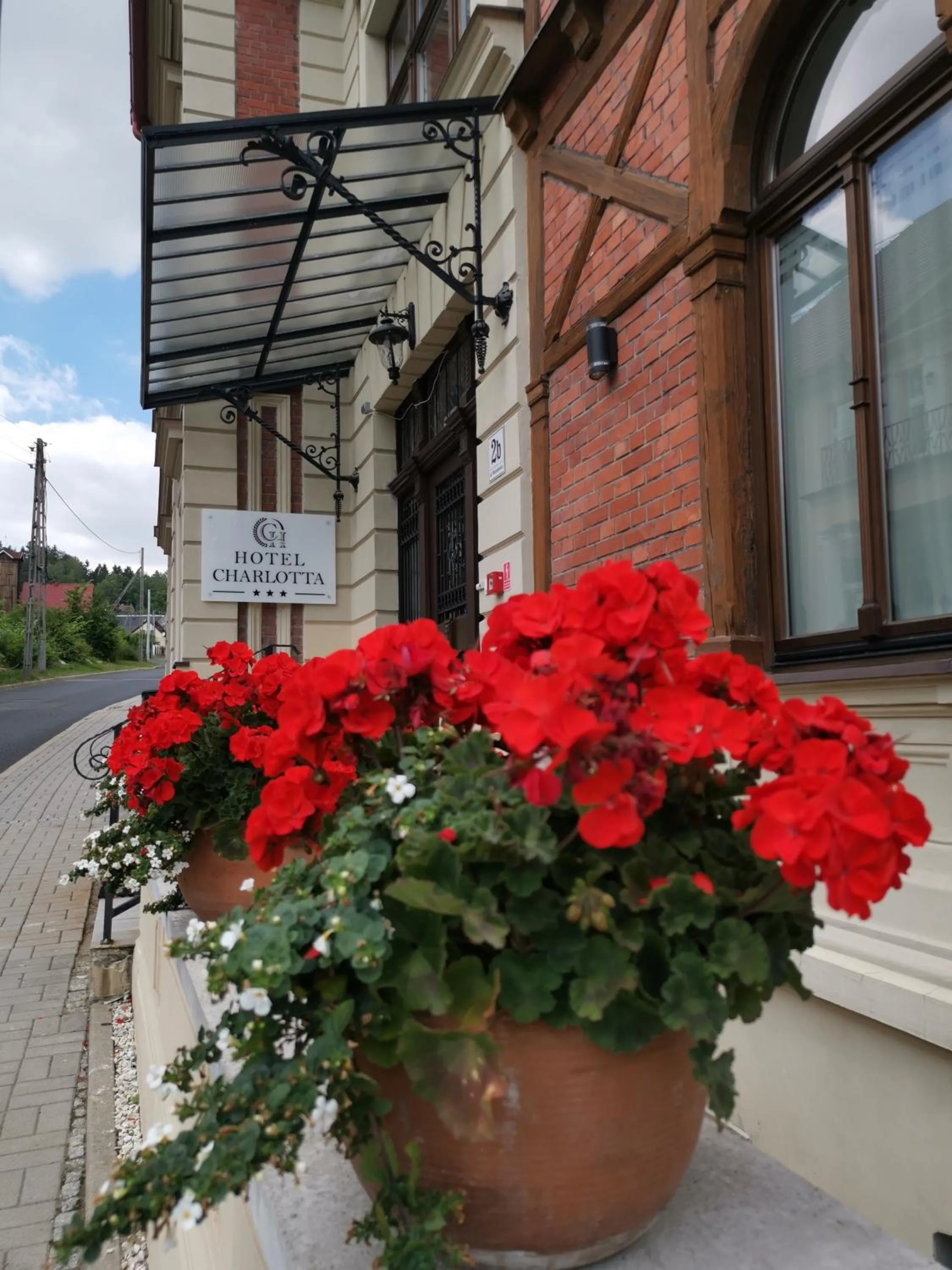Facade/entrance in Hotel Charlotta