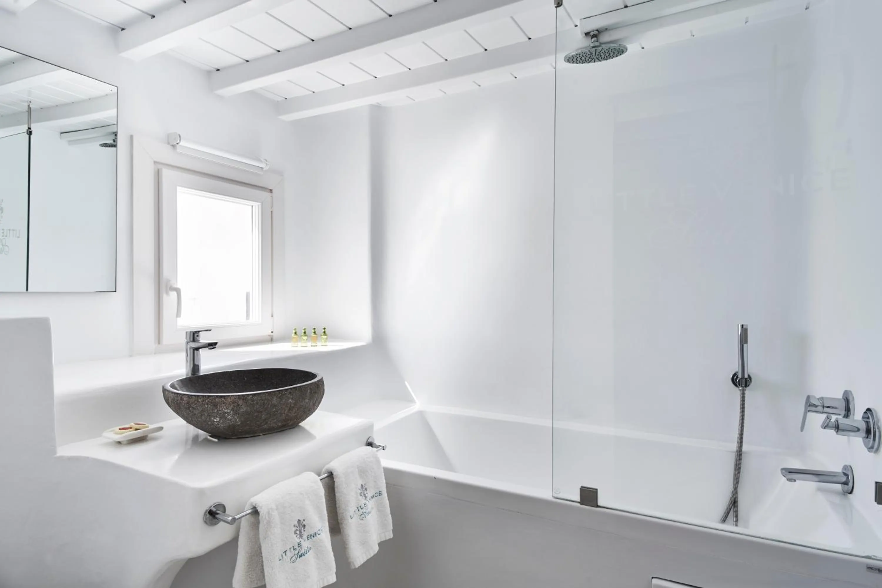 Bathroom in Little Venice Suites