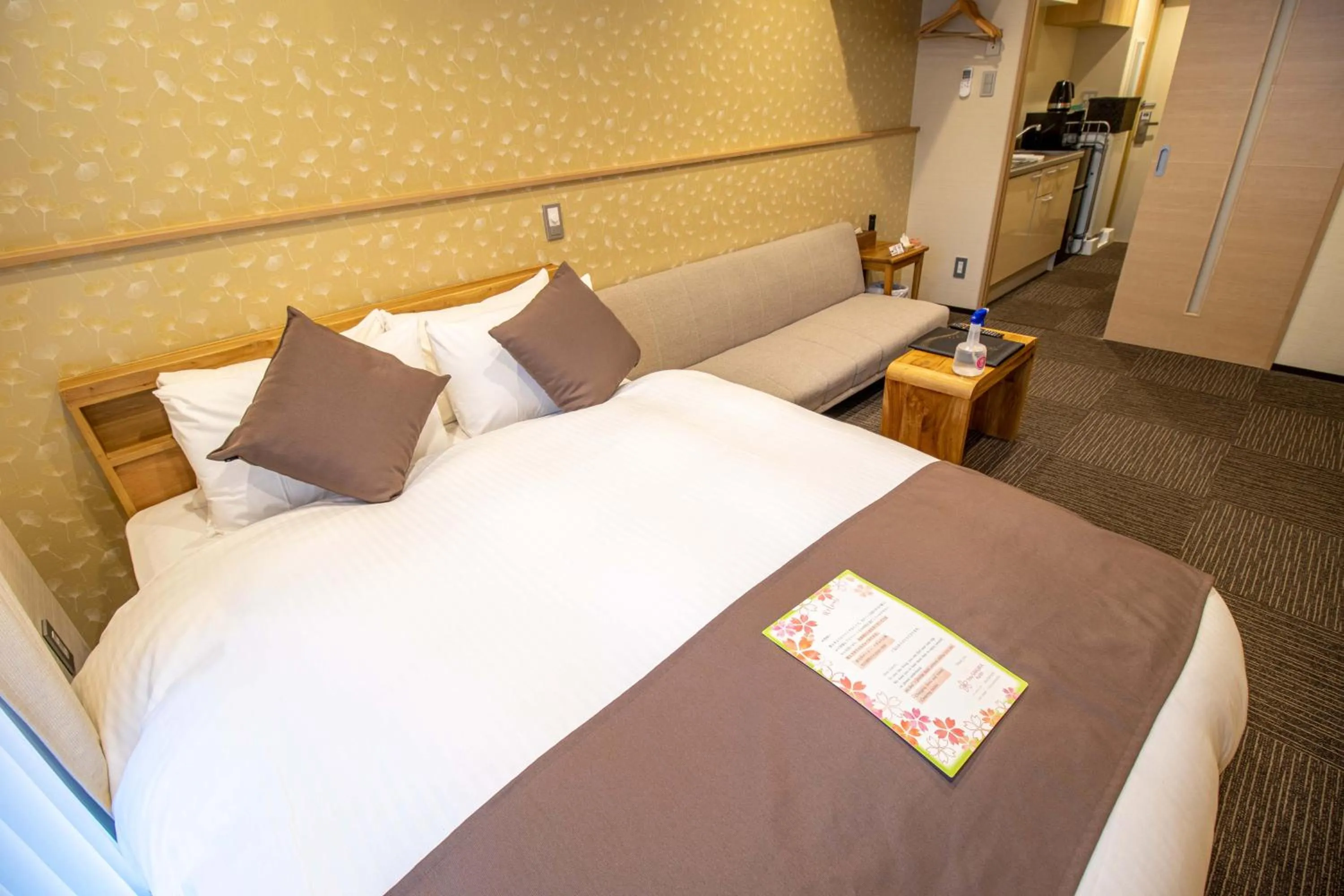 Bed in Stay SAKURA Kyoto Shijo Karasuma