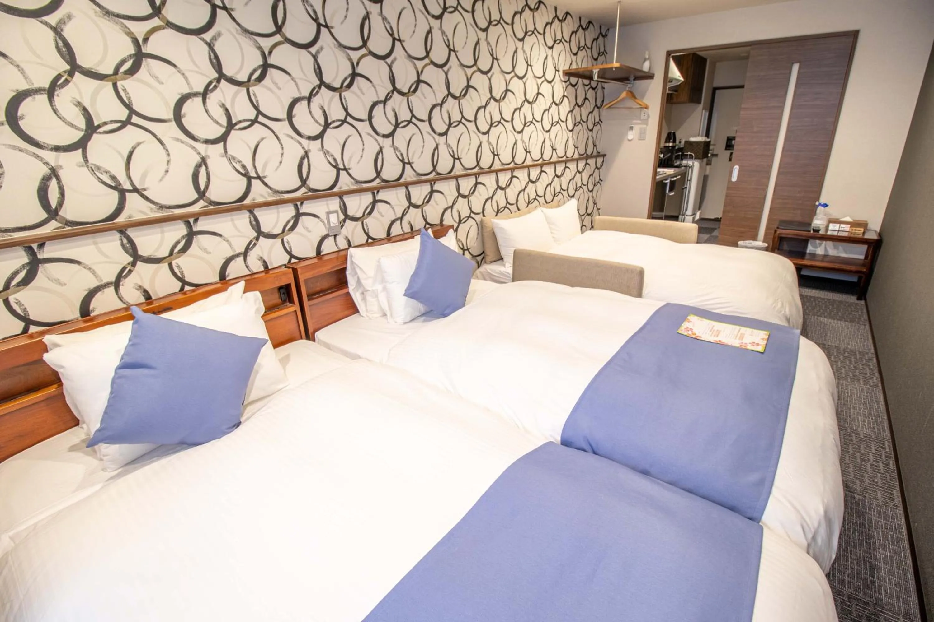 Bed in Stay SAKURA Kyoto Shijo Karasuma