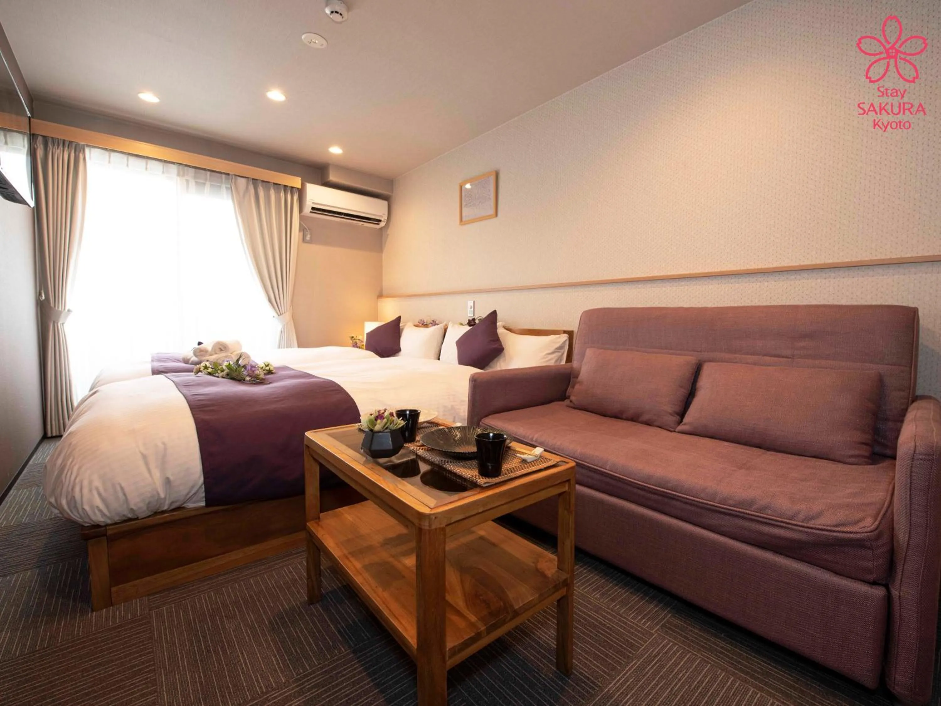 Living room, Bed in Stay SAKURA Kyoto Shijo Karasuma