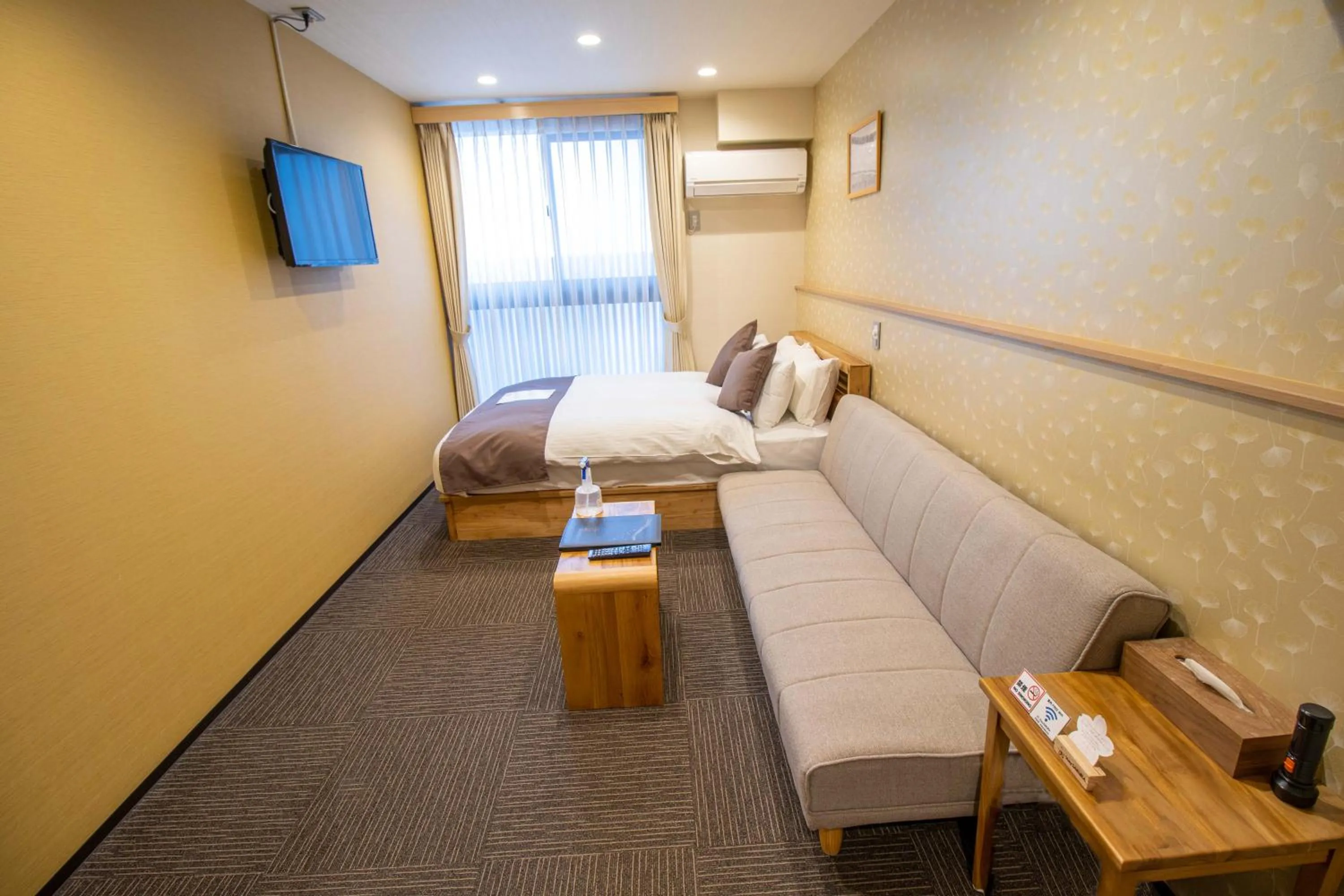 Bed in Stay SAKURA Kyoto Shijo Karasuma