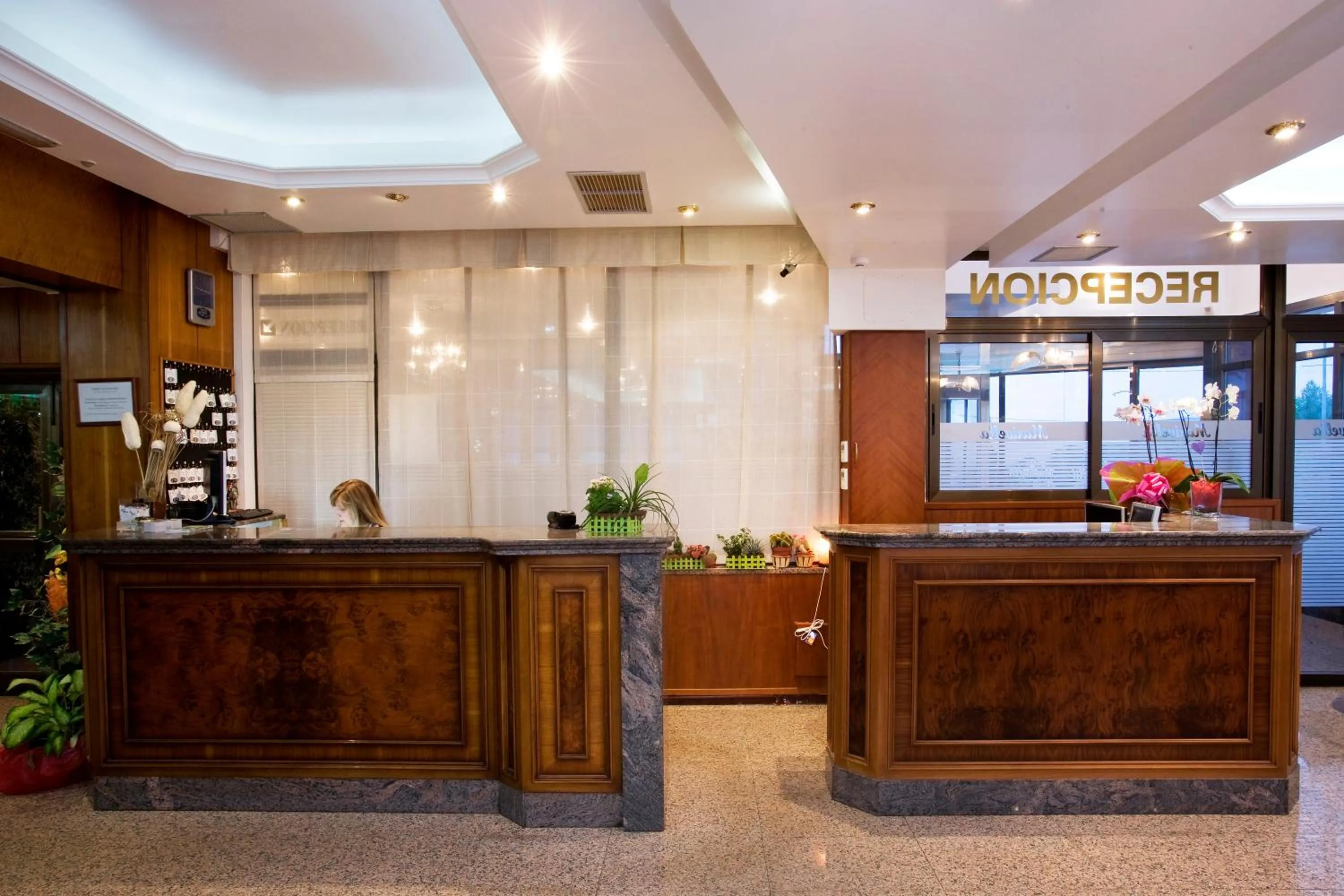 Lobby or reception in Hotel Marivella