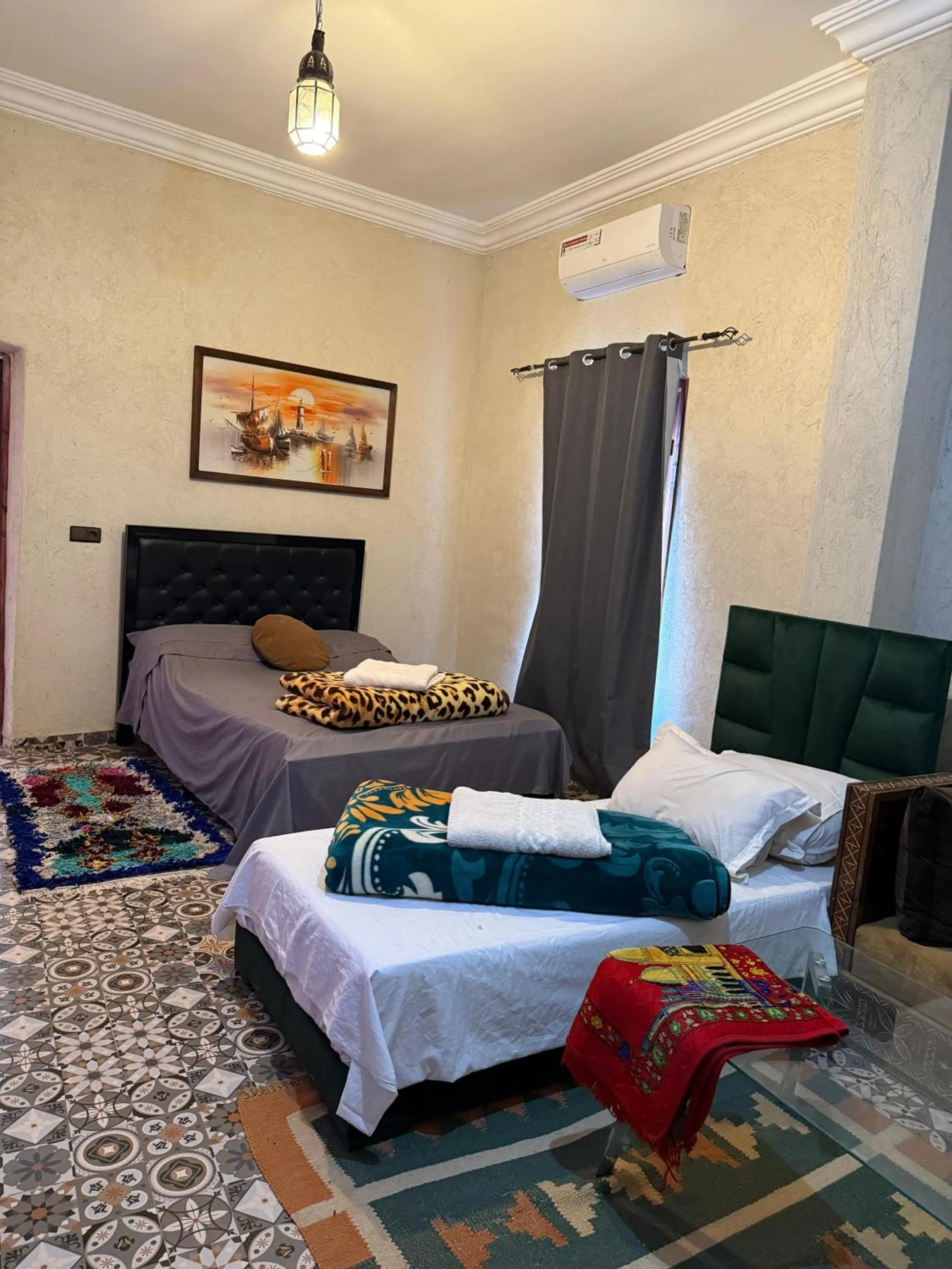 Bed in Riad Malak