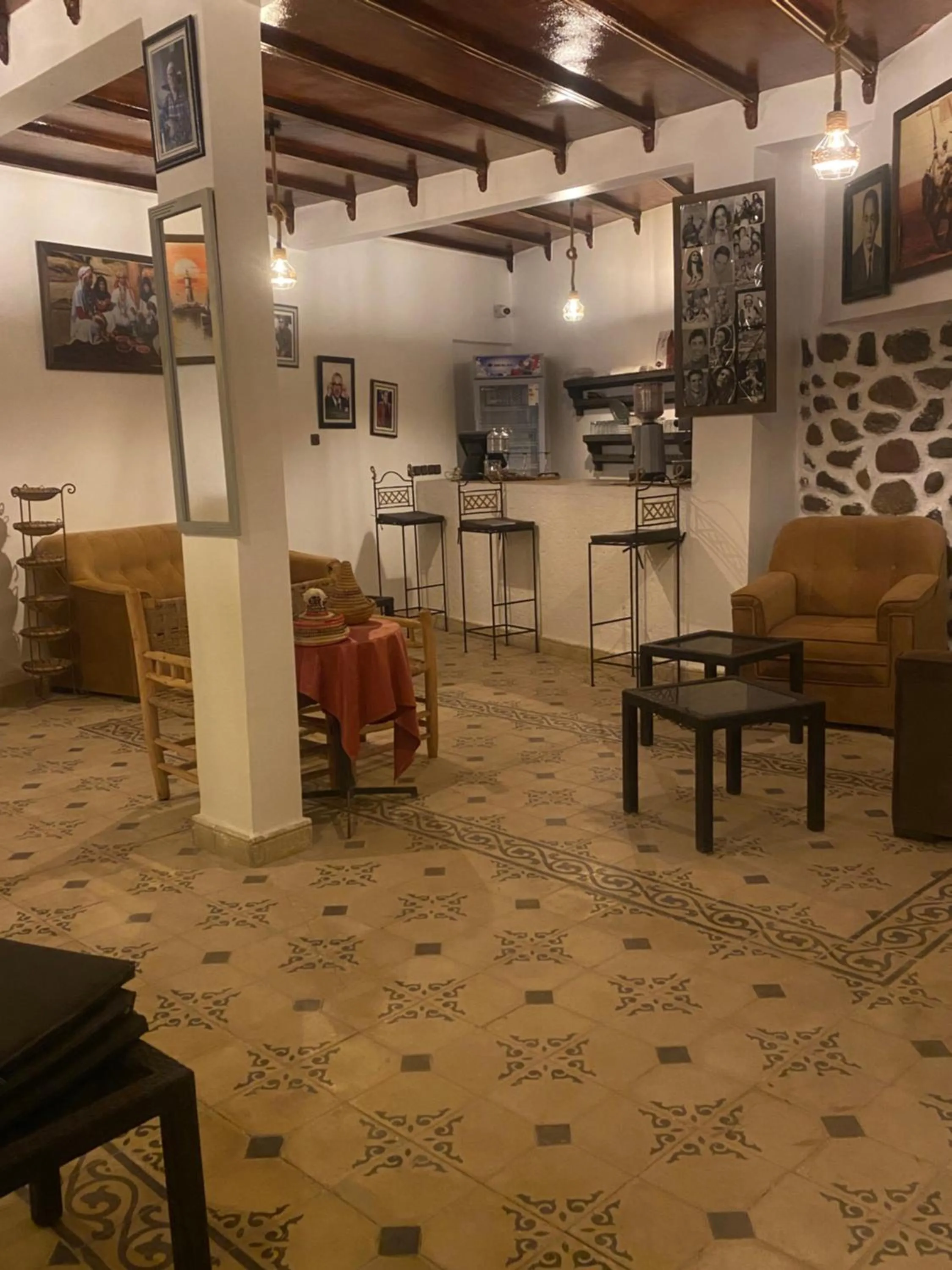 Lounge or bar in Riad Malak