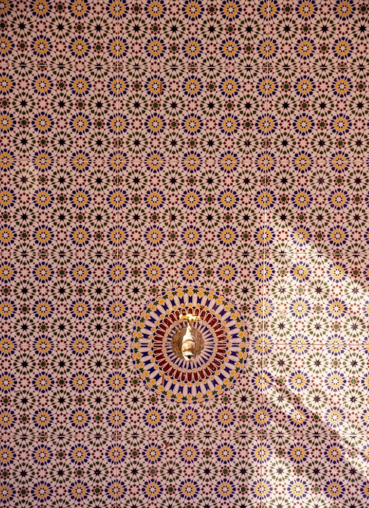 Decorative detail in Riad Malak