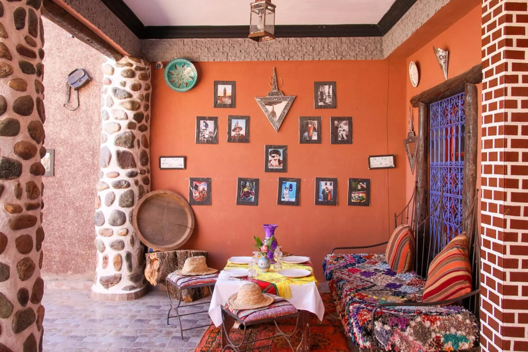 Lobby or reception in Riad Malak