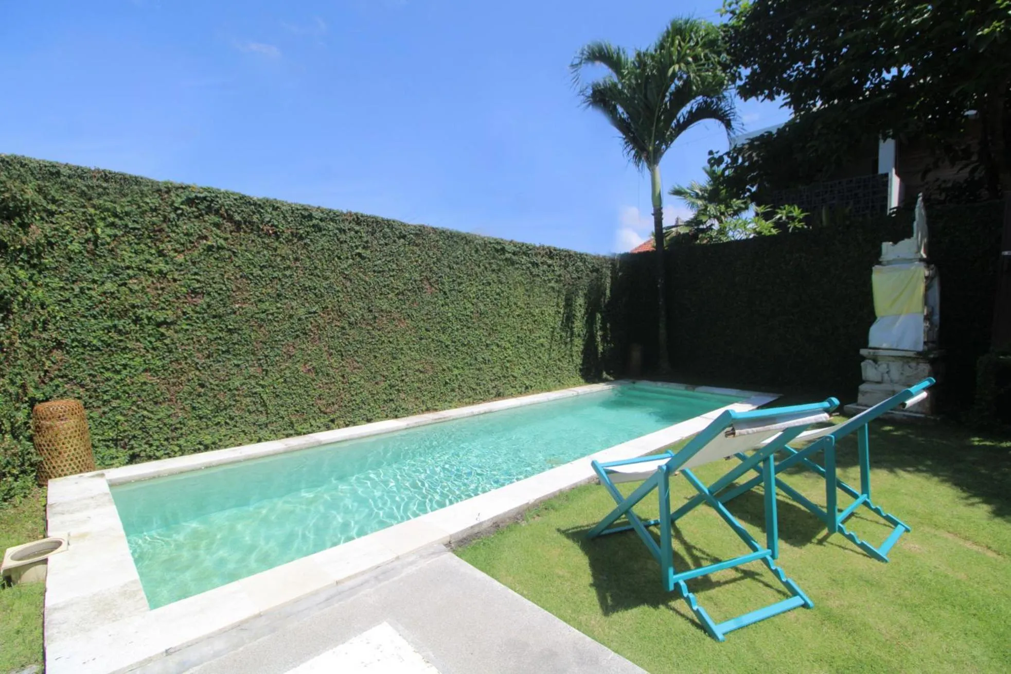 Garden view in The Apartments Canggu