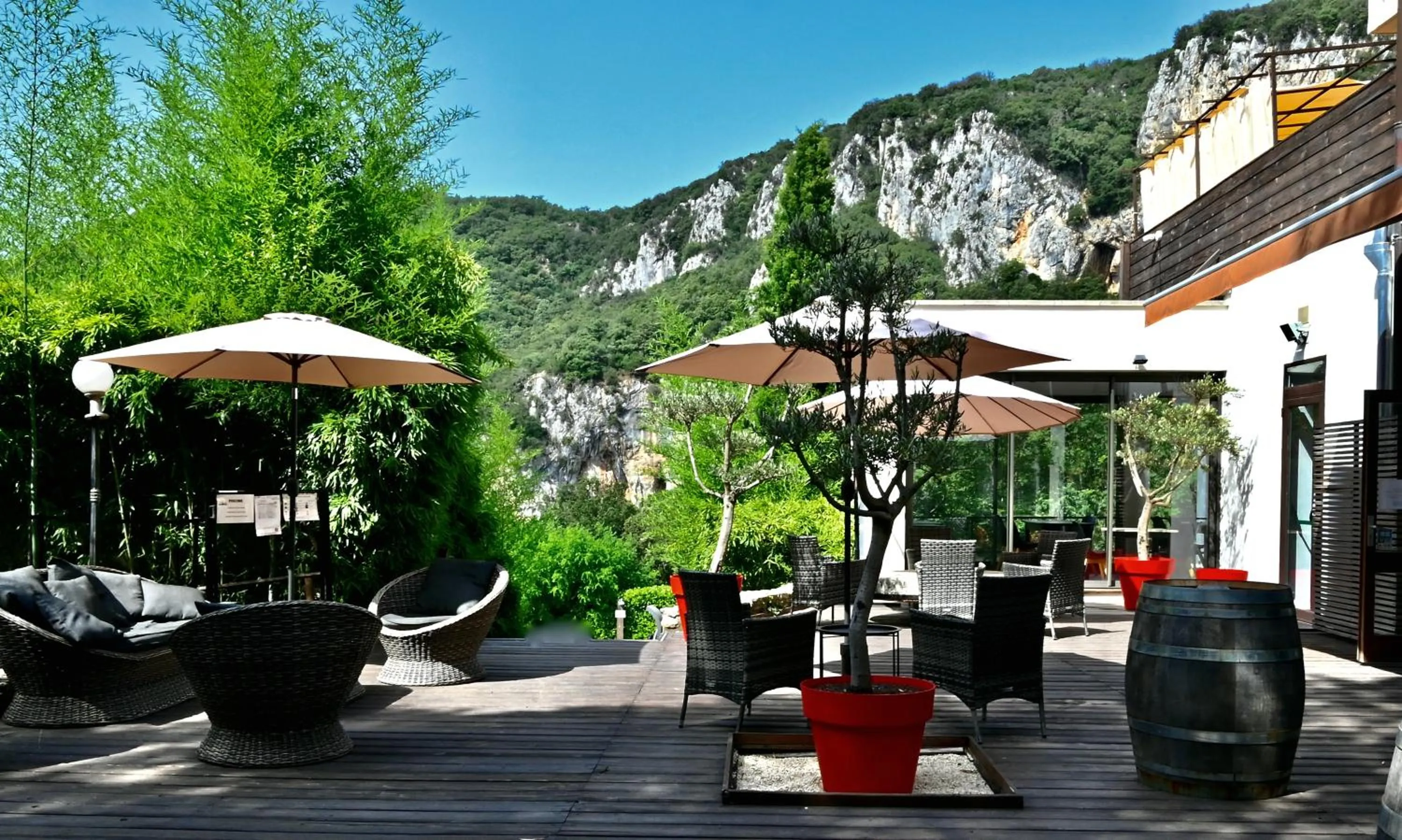 Patio in Le Belvedere