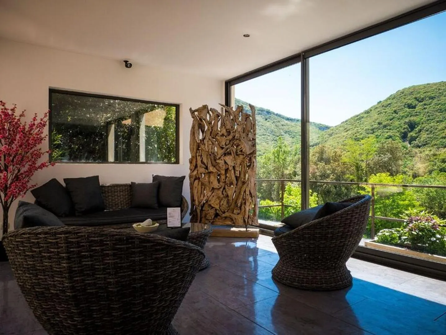 Seating area in Le Belvedere