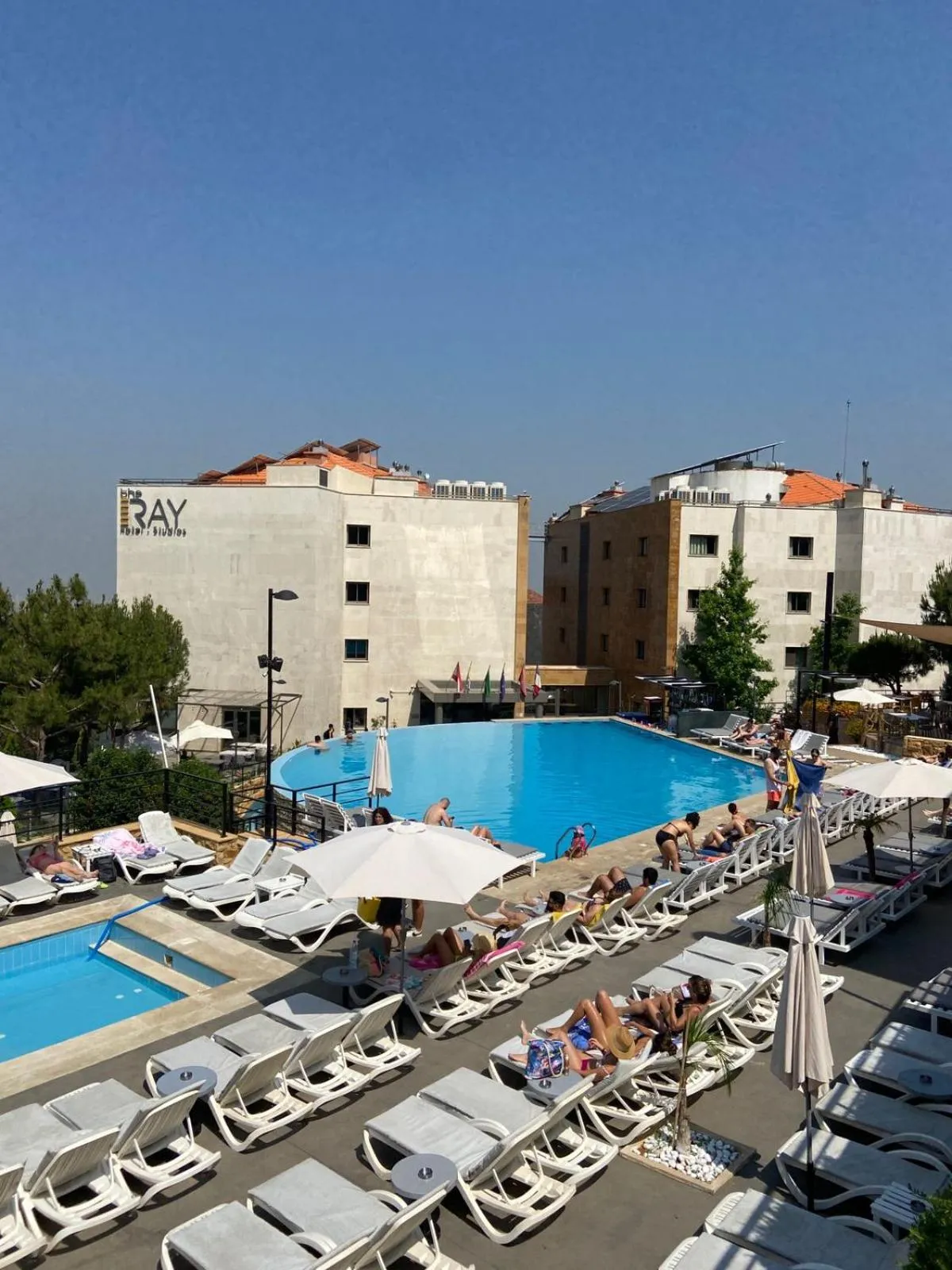 Property building in The Ray Hotel and Studios