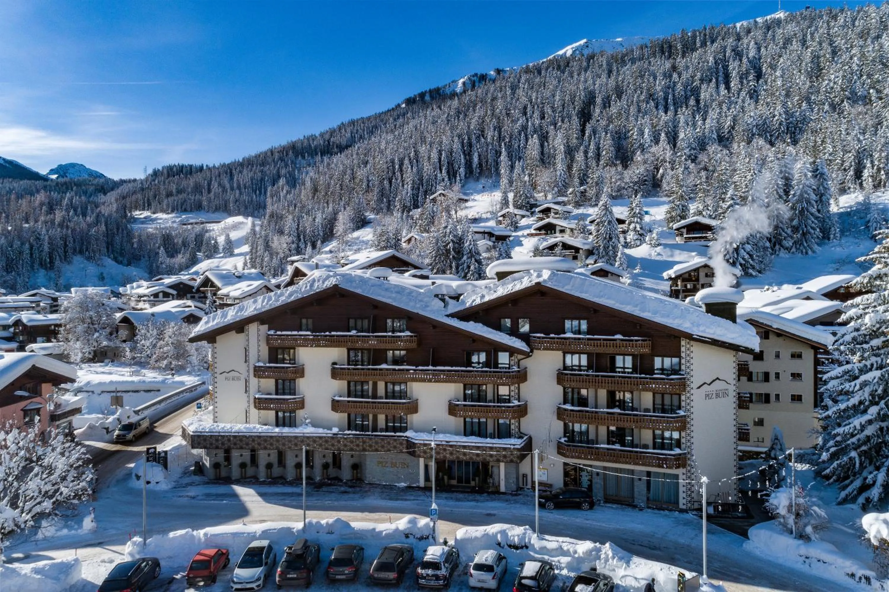 Property building in Hotel Piz Buin Klosters
