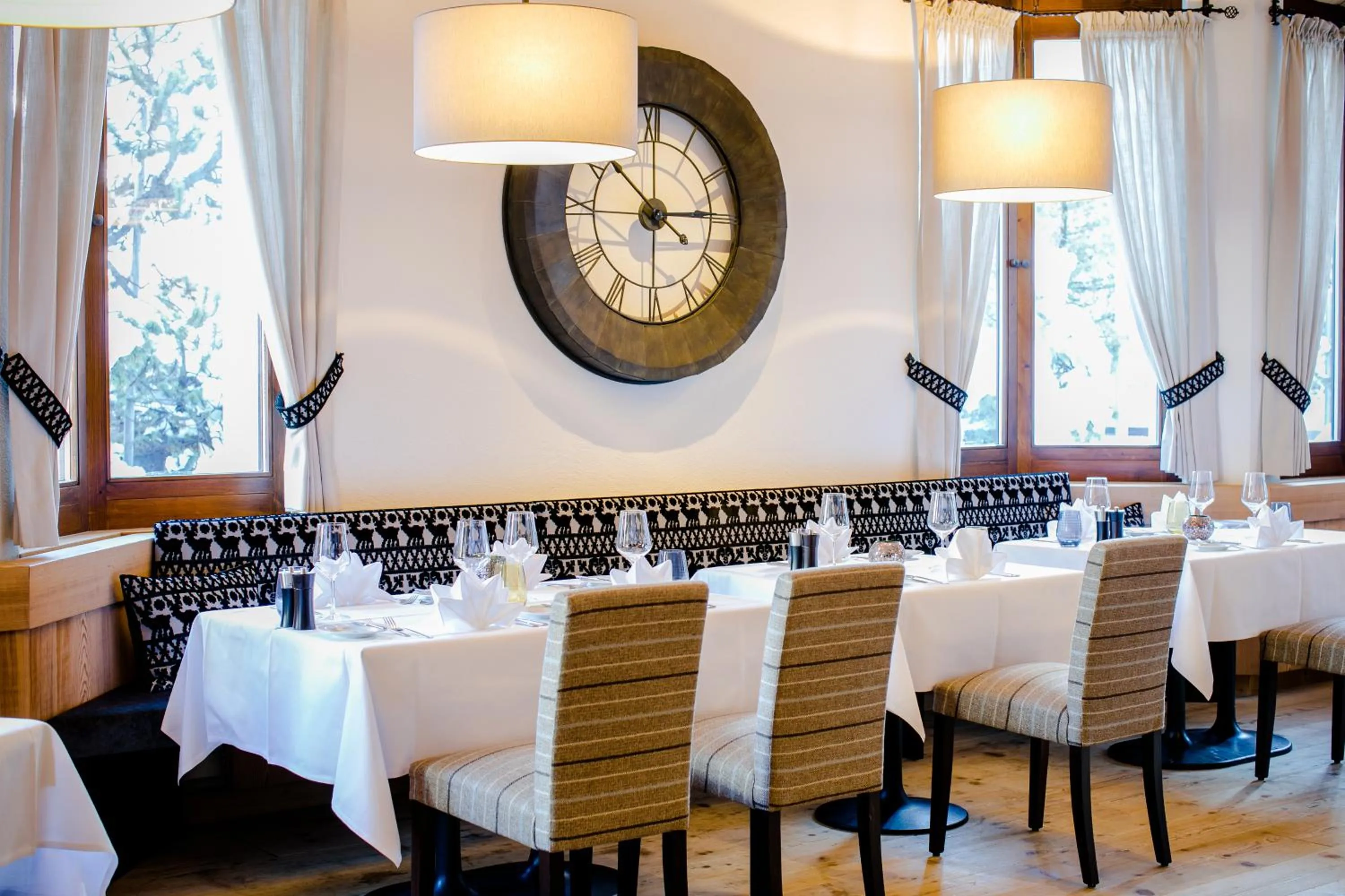 Restaurant/places to eat in Hotel Piz Buin Klosters