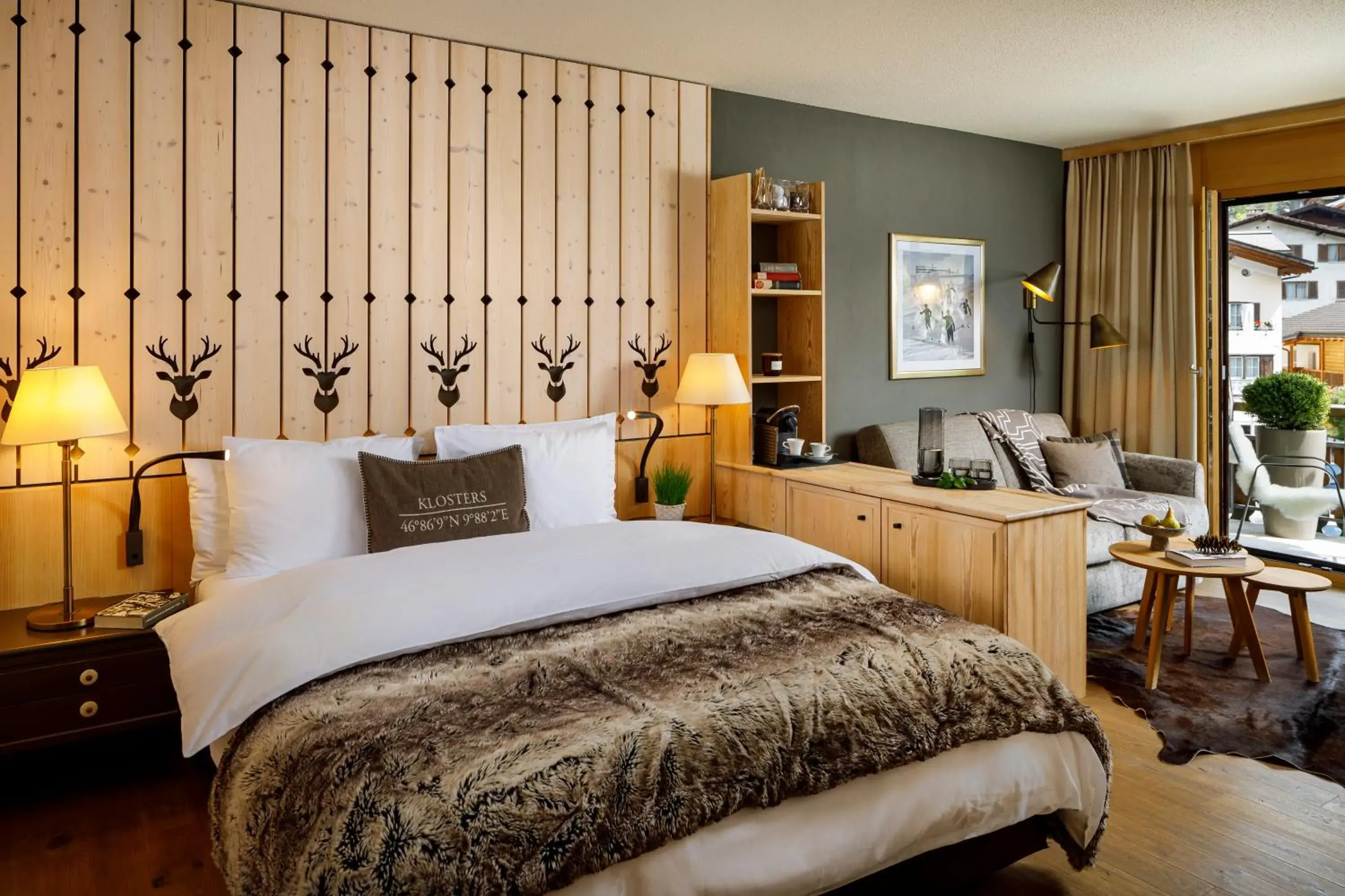 Double Room Alpenchic in Hotel Piz Buin Klosters Double Room Alpenchic in Hotel Piz Buin Klosters