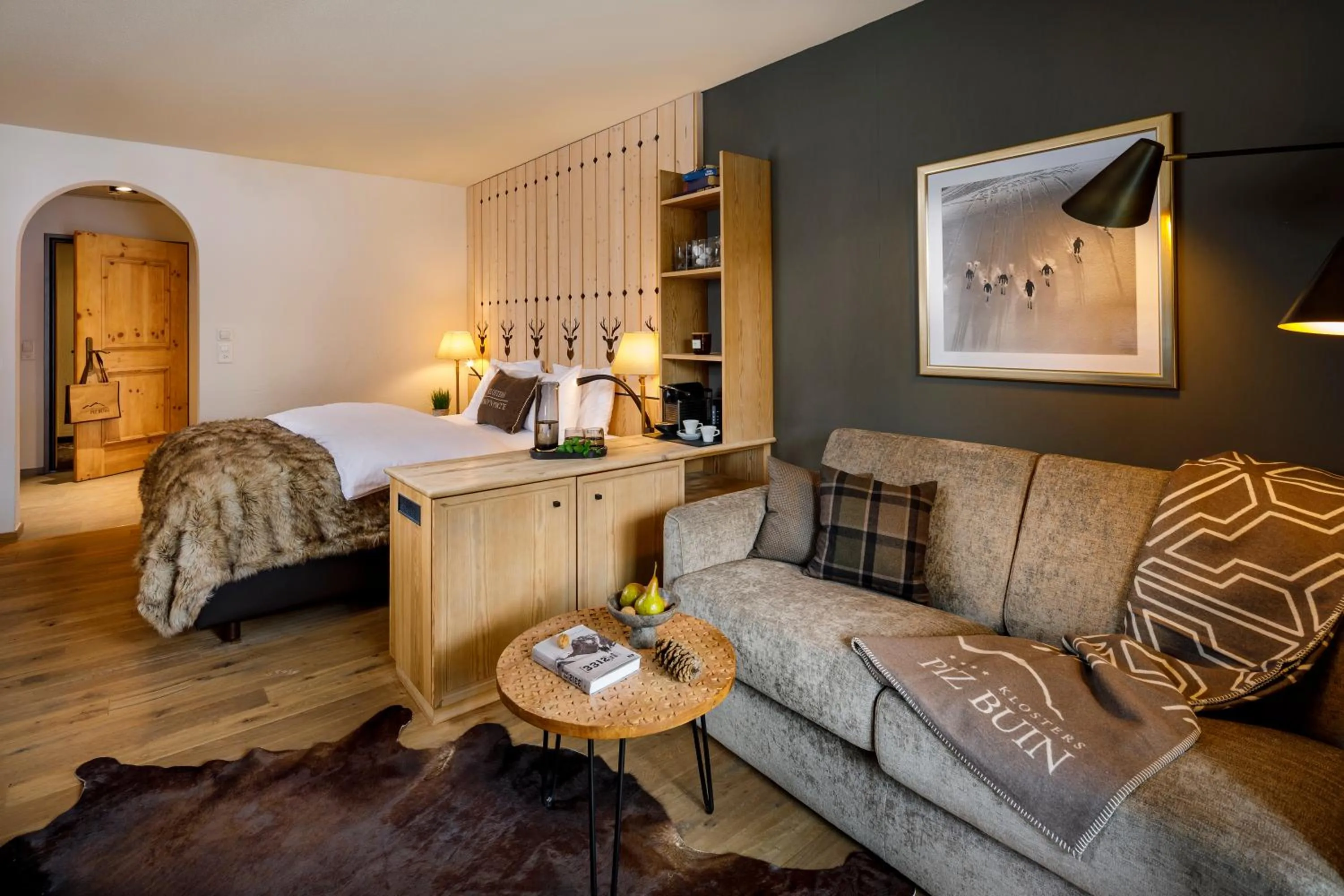 Bed in Hotel Piz Buin Klosters